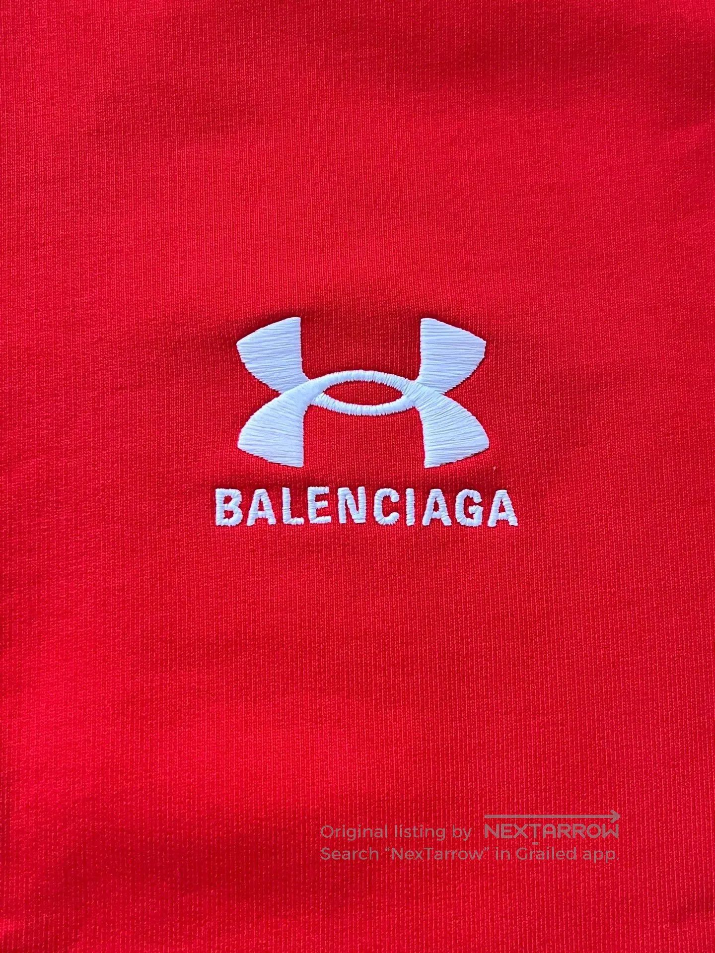 Balenciaga Balenciaga x Under Armour Red Hoodie. Size US S / EU 44-46 / 1 - 3 Thumbnail