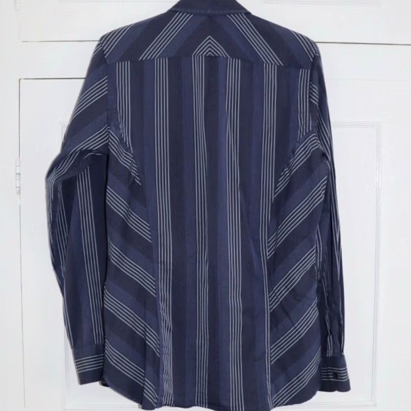 Ted Baker Ted Baker Shirt Mens S Blue Striped Button Pre Loved Smart Size US S / EU 44-46 / 1 - 2 Thumbnail