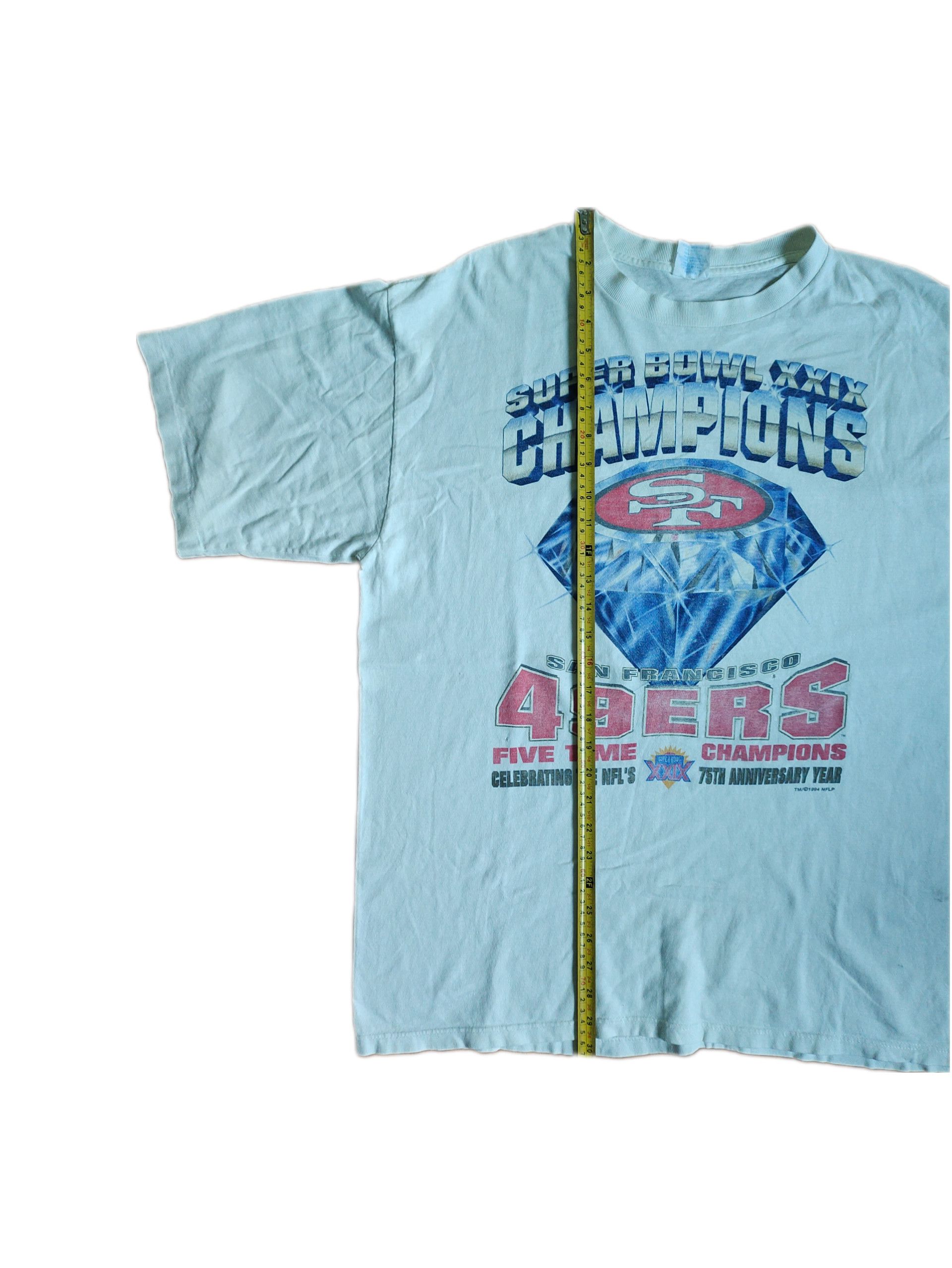 Vintage Vintage San Francisco 49ers 5 time Champion 90's T-shirt Size US XL / EU 56 / 4 - 8 Thumbnail
