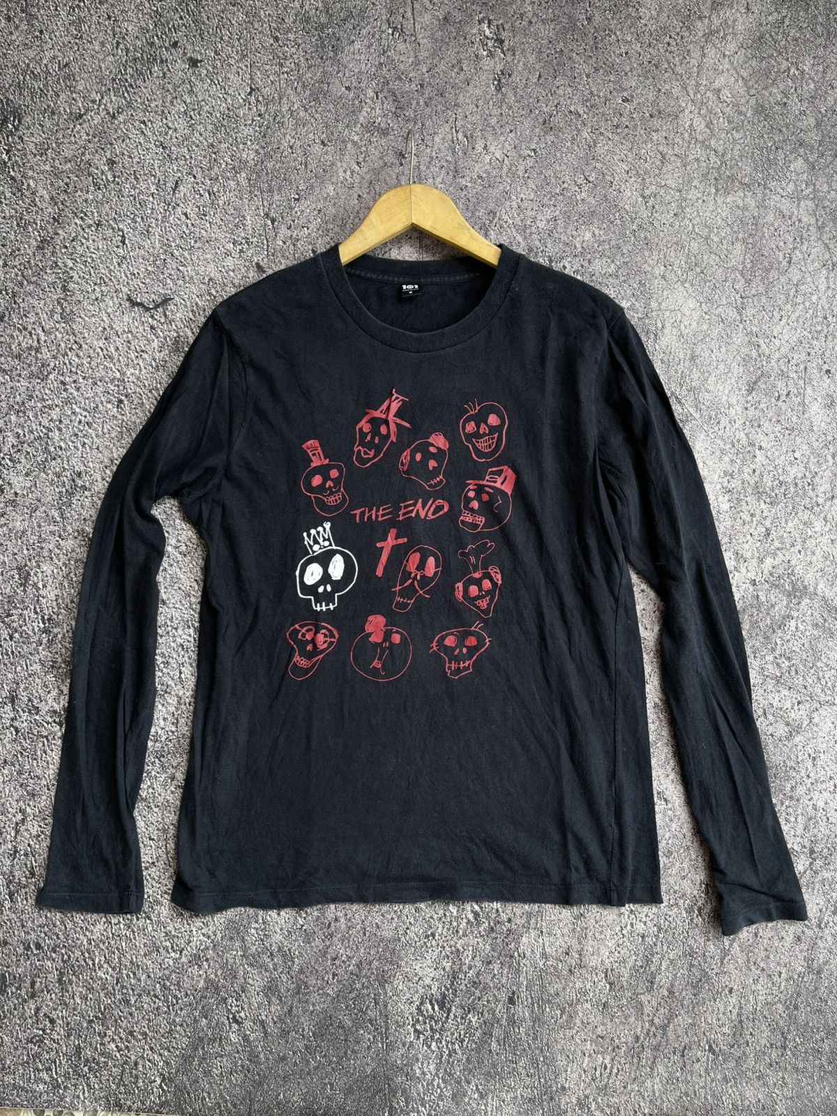 Japanese Brand Y2k 101 ifsixwasnine long sleeve skull Size US L / EU 52-54 / 3 - 1 Thumbnail