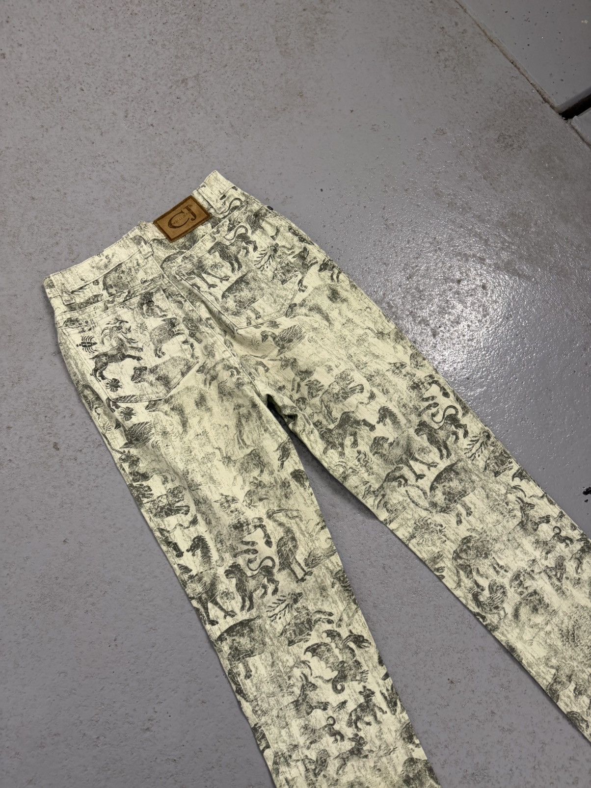 Just Cavalli Vintage Cavalli Jeans Overprinted Jeans Size 26" / US 2 / IT 38 - 13 Thumbnail