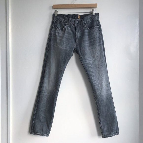 J.Crew J.Crew Men's 484 Kaihara Japanese Denim Jeans 29x30 Size US 29 - 1 Thumbnail