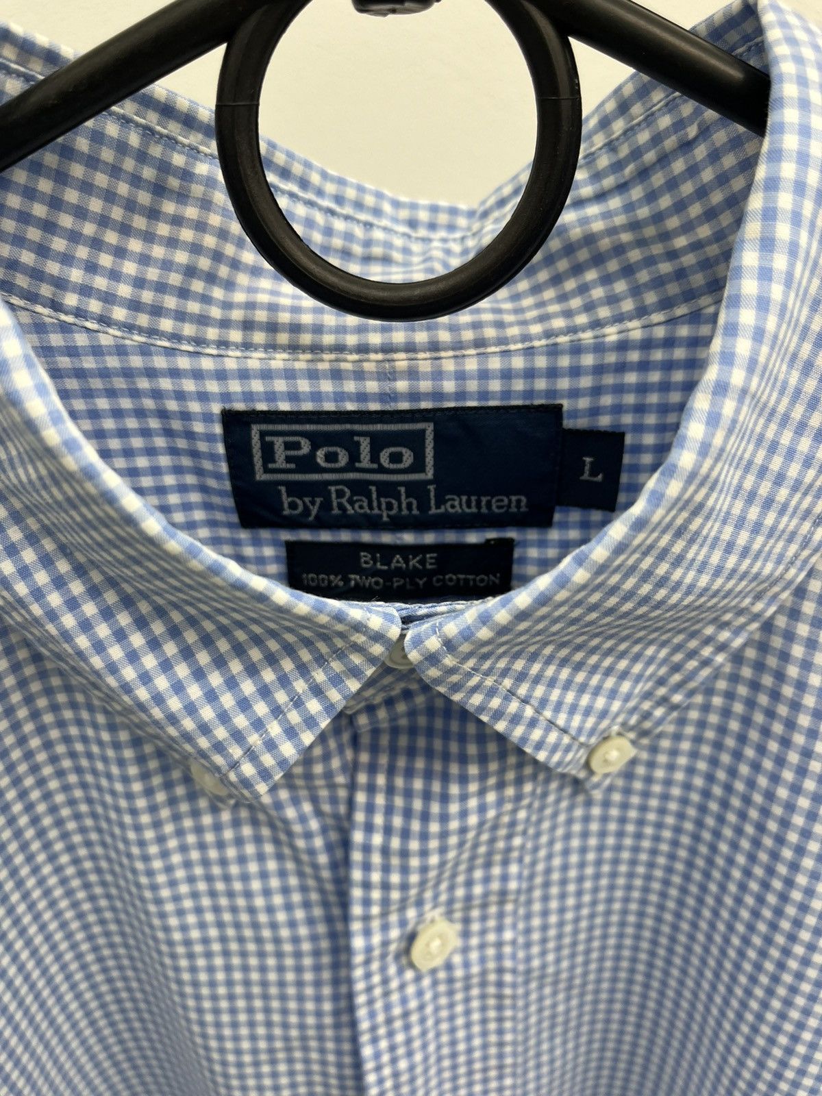Polo Ralph Lauren Vintage Polo Ralph Lauren Check Oxford Cotton Shirt Size US L / EU 52-54 / 3 - 4 Thumbnail