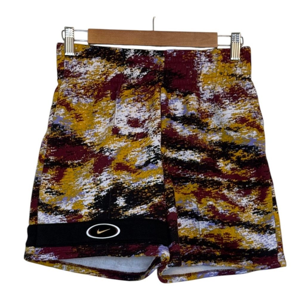 Nike Nike Shorts Women Small Multicolor Fleece Watercolor Size 26" / US 2 / IT 38 - 1 Thumbnail
