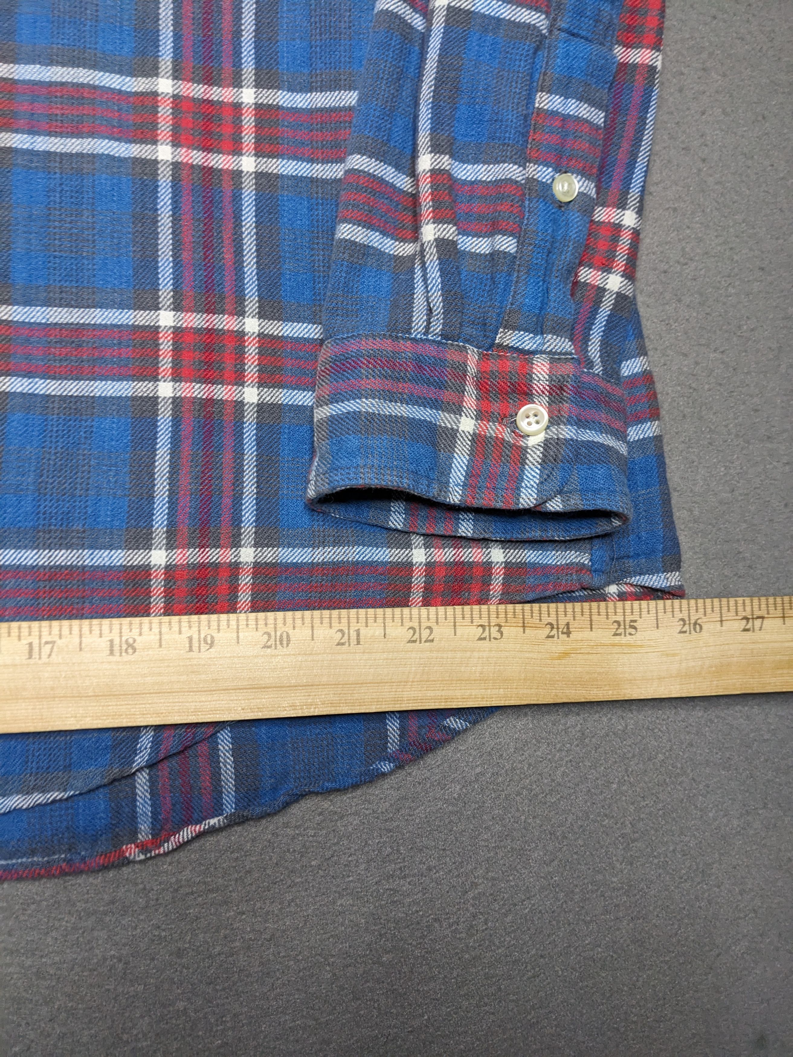 Polo Ralph Lauren Polo Ralph Lauren Flannel Plaid Shirt Classic Fit 2XL Size US XXL / EU 58 / 5 - 9 Thumbnail