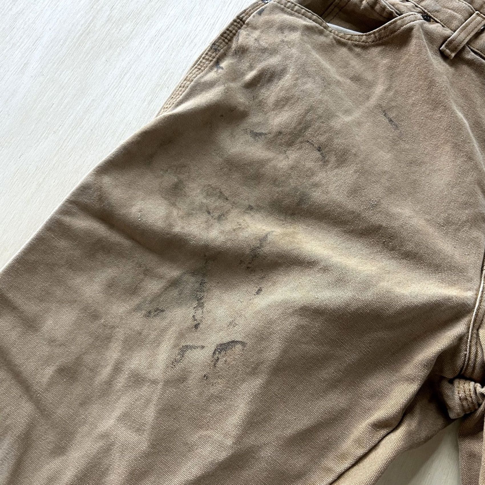 Dickies Dickies Pants Mens 36x30 Brown Canvas Carpenter Workwear Straight Leg Utility Shirt Pants Women Men? Size US 36 / EU 52 - 3 Thumbnail
