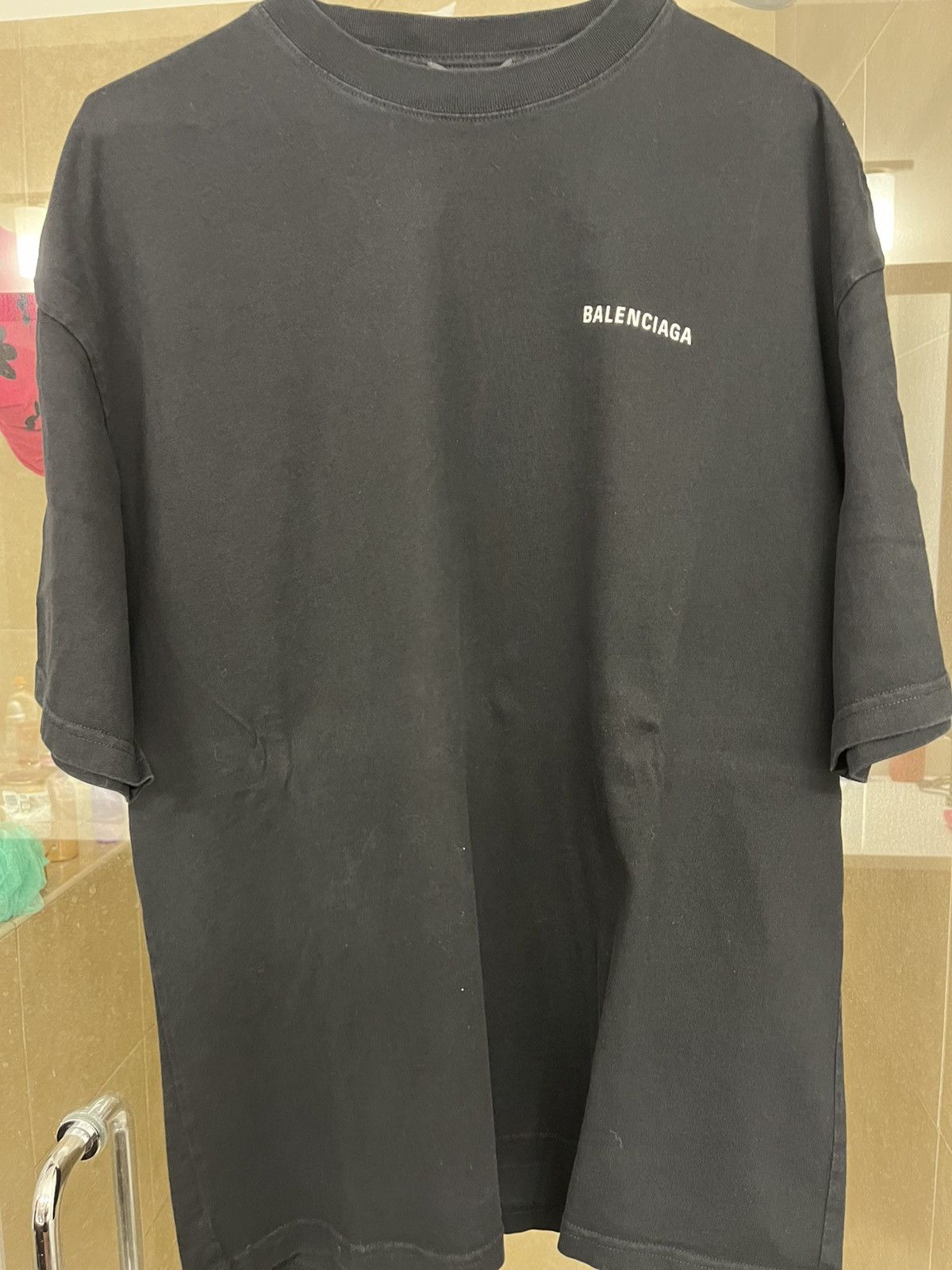 Balenciaga Balenciaga back large fit t shirt Size US M / EU 48-50 / 2 - 1 Thumbnail