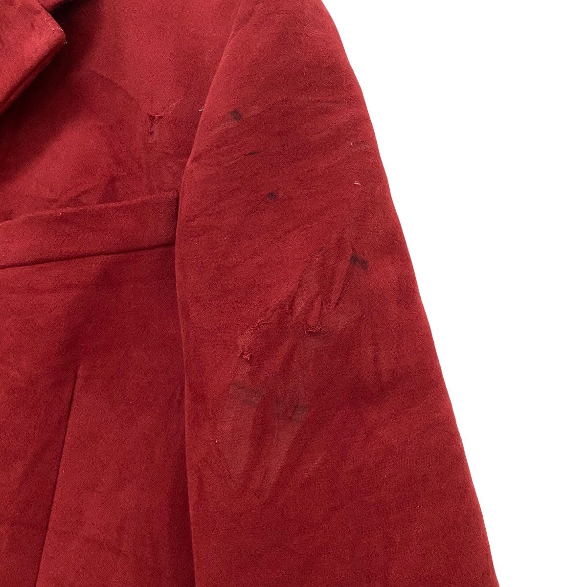 Dolce & Gabbana ✨D&G red moleskin fabric long coat Made in Italy Size US M / EU 48-50 / 2 - 9 Thumbnail