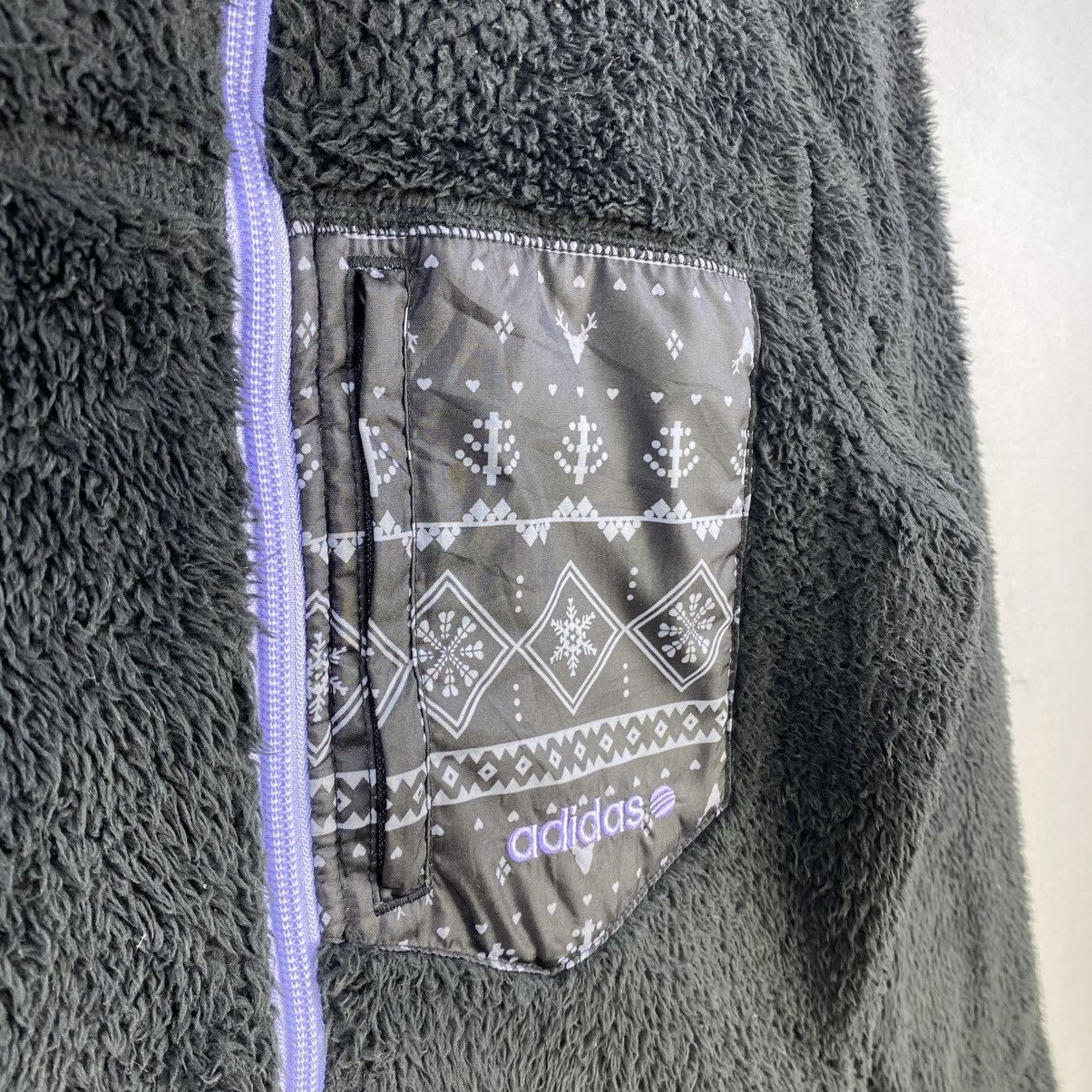 Adidas Adidas Neo Fleece Jacket Size US XS / EU 42 / 0 - 7 Thumbnail