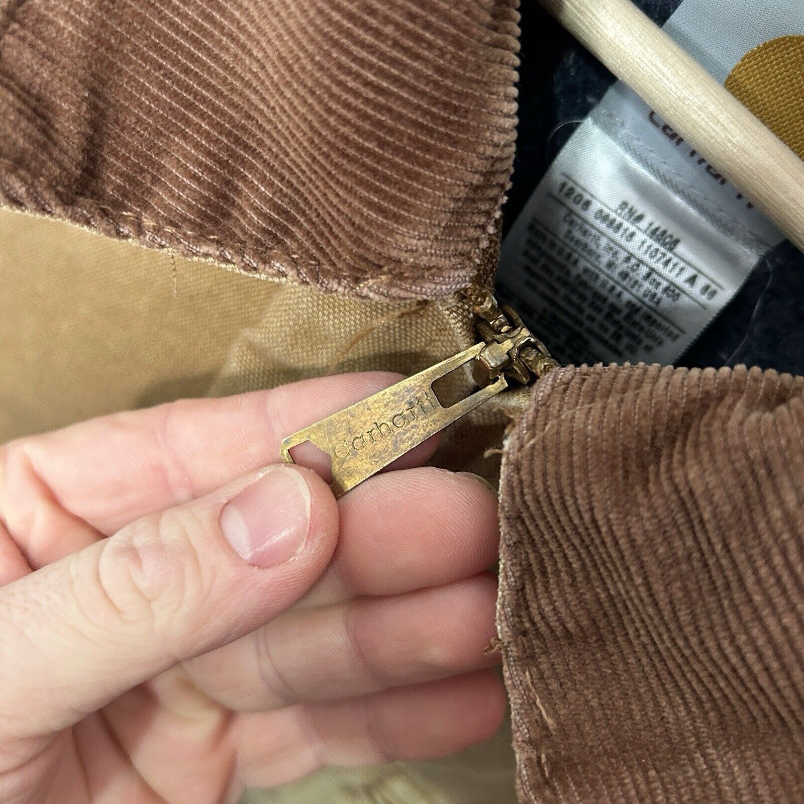 Carhartt Vintage Carhartt Blanket-Lined Detroit Jacket “Brown” J01 Size US XXL / EU 58 / 5 - 7 Thumbnail