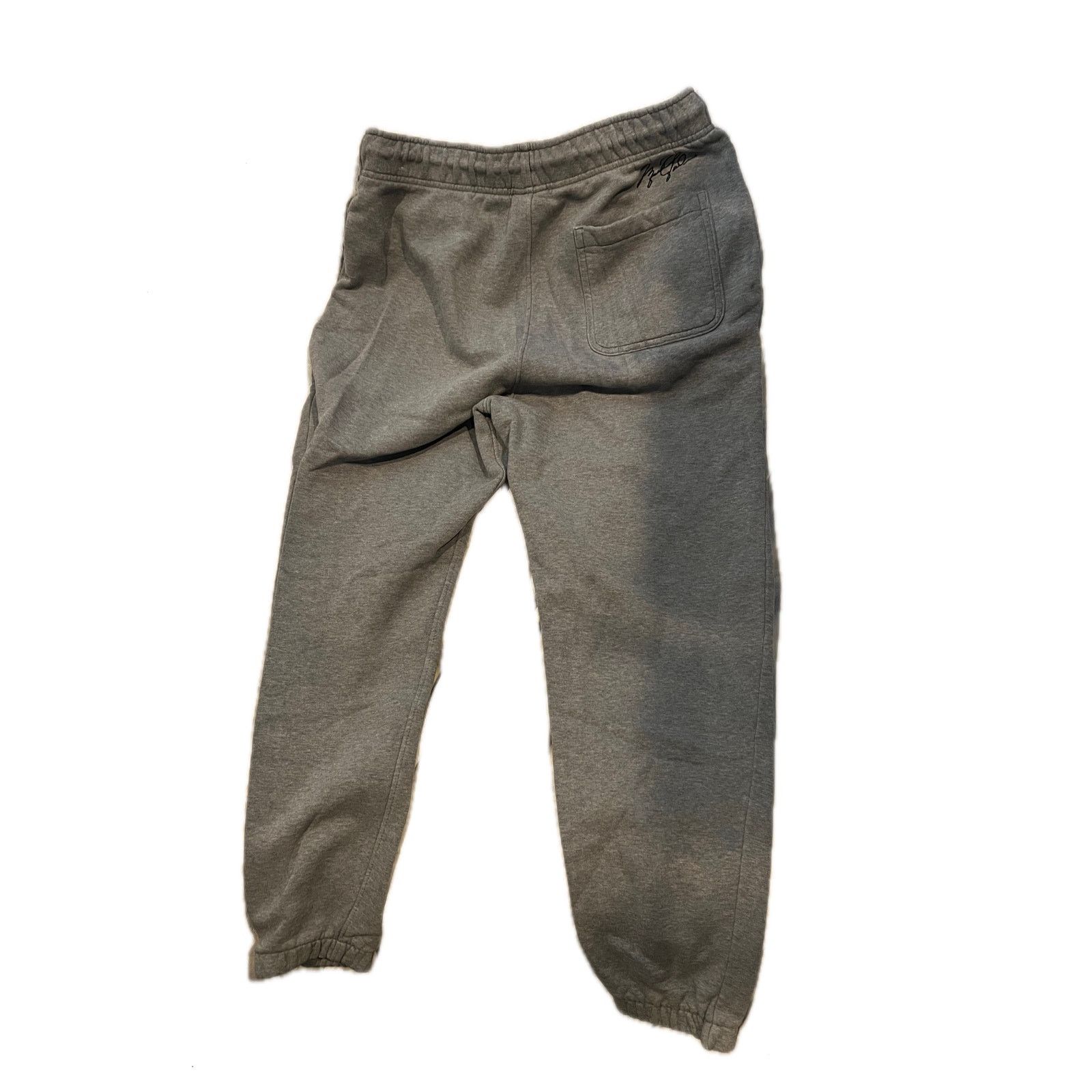 Nike Nike Air Jordan Gray Cuffed Sweatpants Joggers Mens Med Size US 36 / EU 52 - 2 Thumbnail