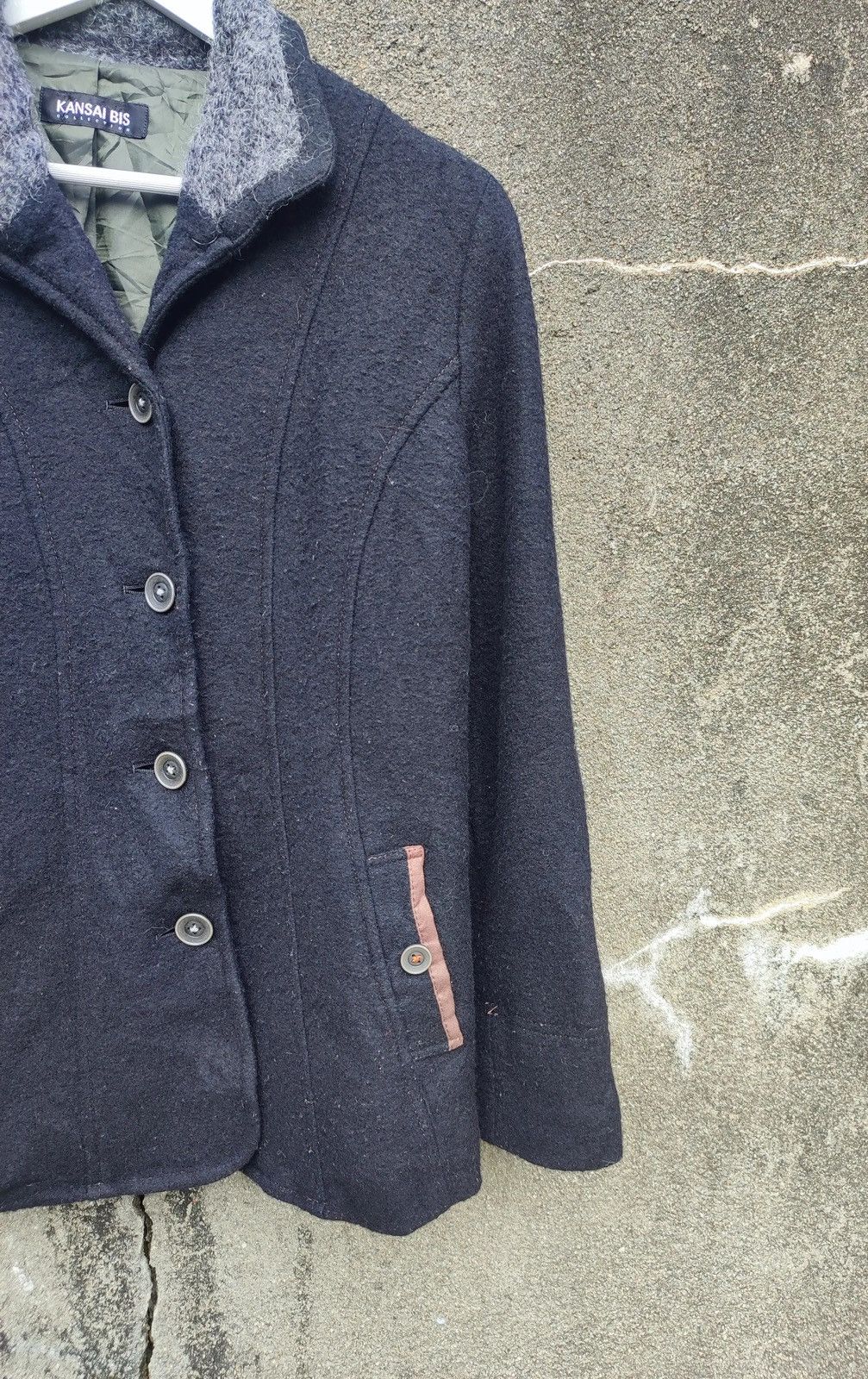 Japanese Brand × Kansai Yamamoto × Vintage Vintage Kansai Bis Collection Wool Jacket Size M / US 6-8 / IT 42-44 - 3 Thumbnail