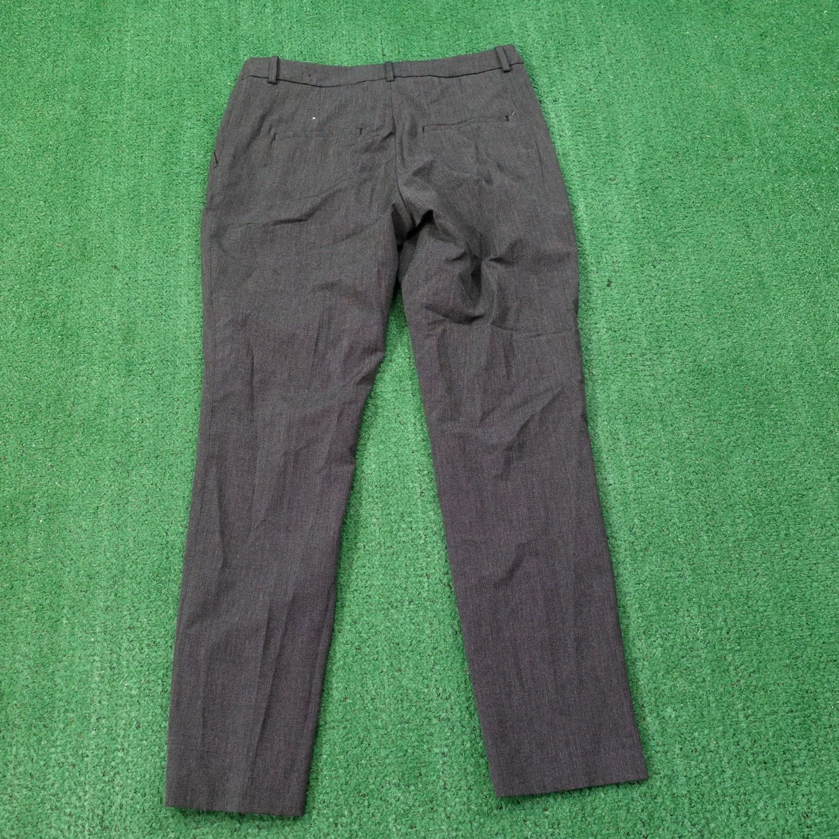 H&M H&M Grey Dress Pants Womens Size 10 Flat Front Size 32" / US 10 / IT 46 - 4 Thumbnail