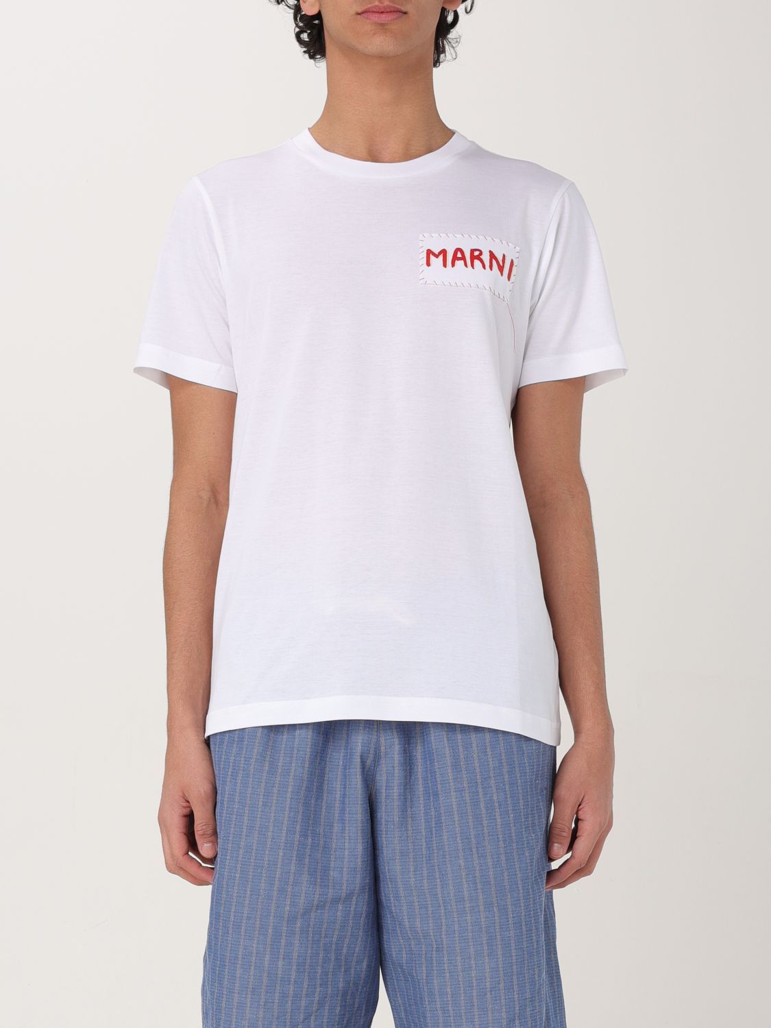 Marni Marni T-Shirt Men White Size US XL / EU 56 / 4 - 1 Thumbnail