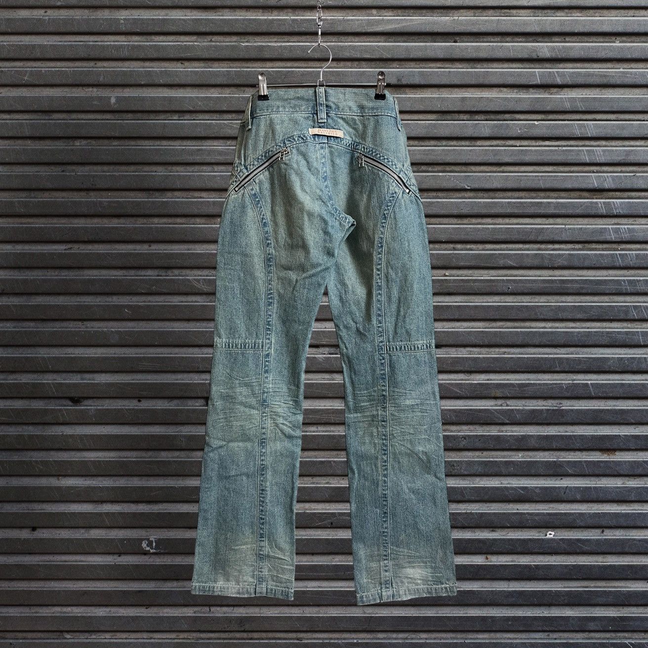 Jean Paul Gaultier Jean's Paul Gaultier Multi Panel Bootcut Jeans Size 30" / US 8 / IT 44 - 1 Thumbnail