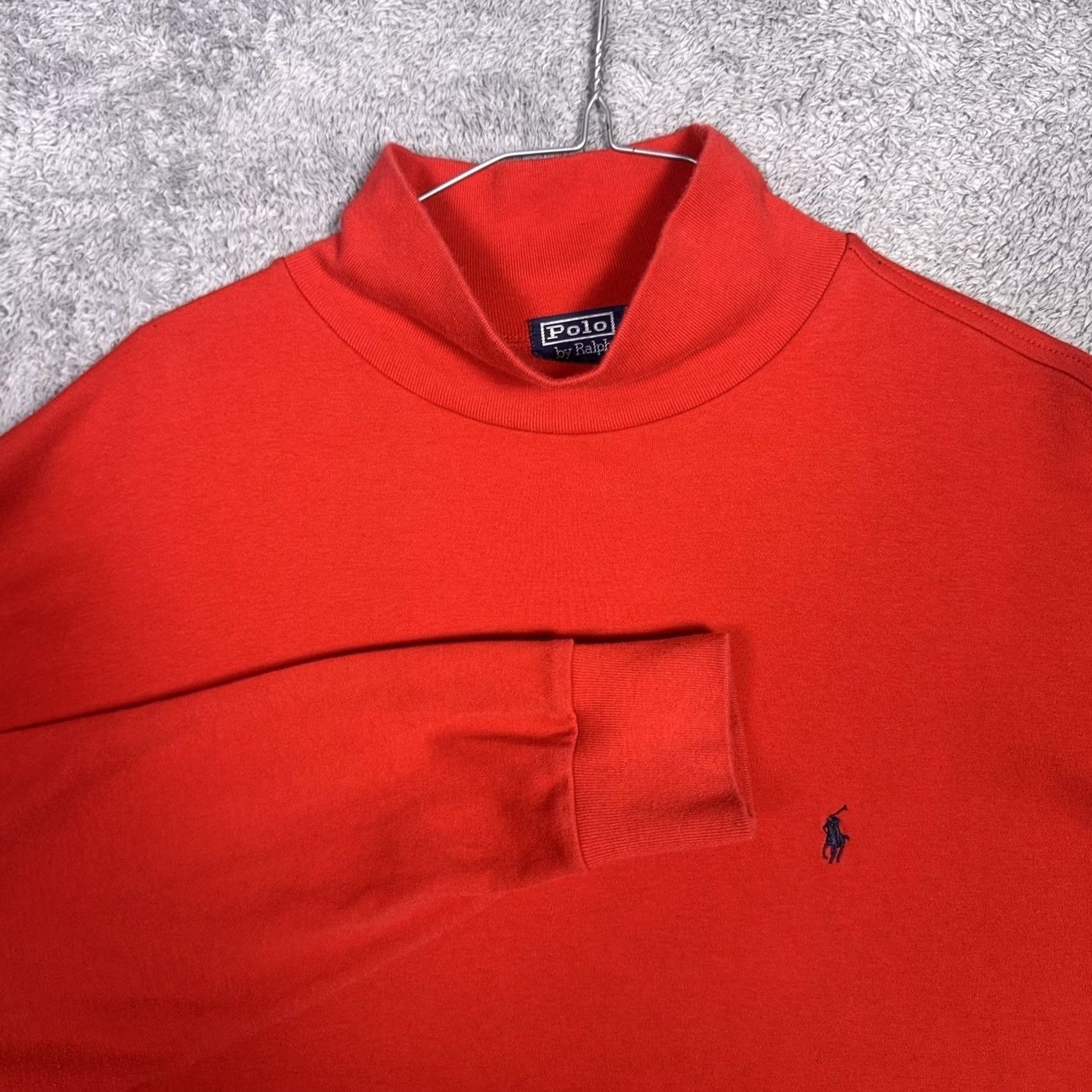 Ralph Lauren VINTAGE Polo Ralph Lauren Sweater Shirt Mens XL Mock Neck Pullover Knit Christmas Red Size US XL / EU 56 / 4 - 3 Thumbnail