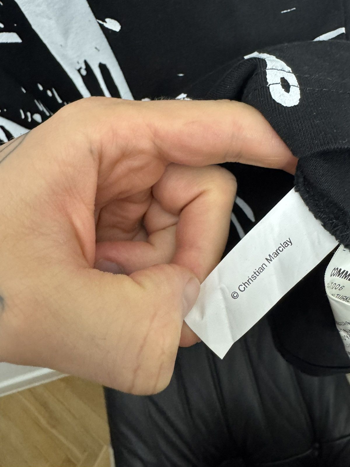 Comme des Garcons Oversize Comme des Garcons Shirt x Christian Marclay Splat Size US XL / EU 56 / 4 - 6 Thumbnail