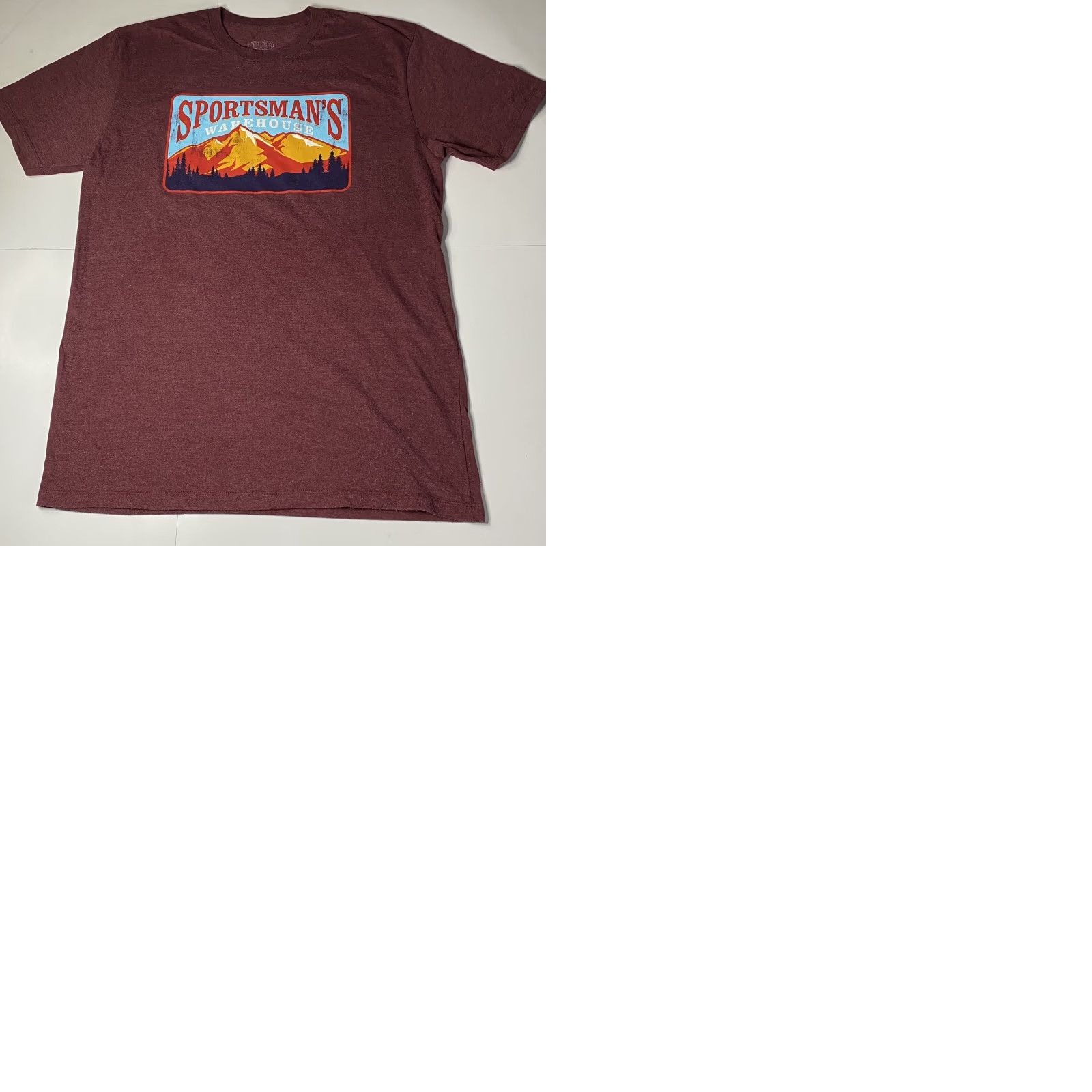 Warehouse Sportsmans Warehouse Men's Graphic Promo T Shirt Large Red Outdoor Shirt Mens L Short Sleeve Graphic Promo T Shirt Size US L / EU 52-54 / 3 - 9 Thumbnail