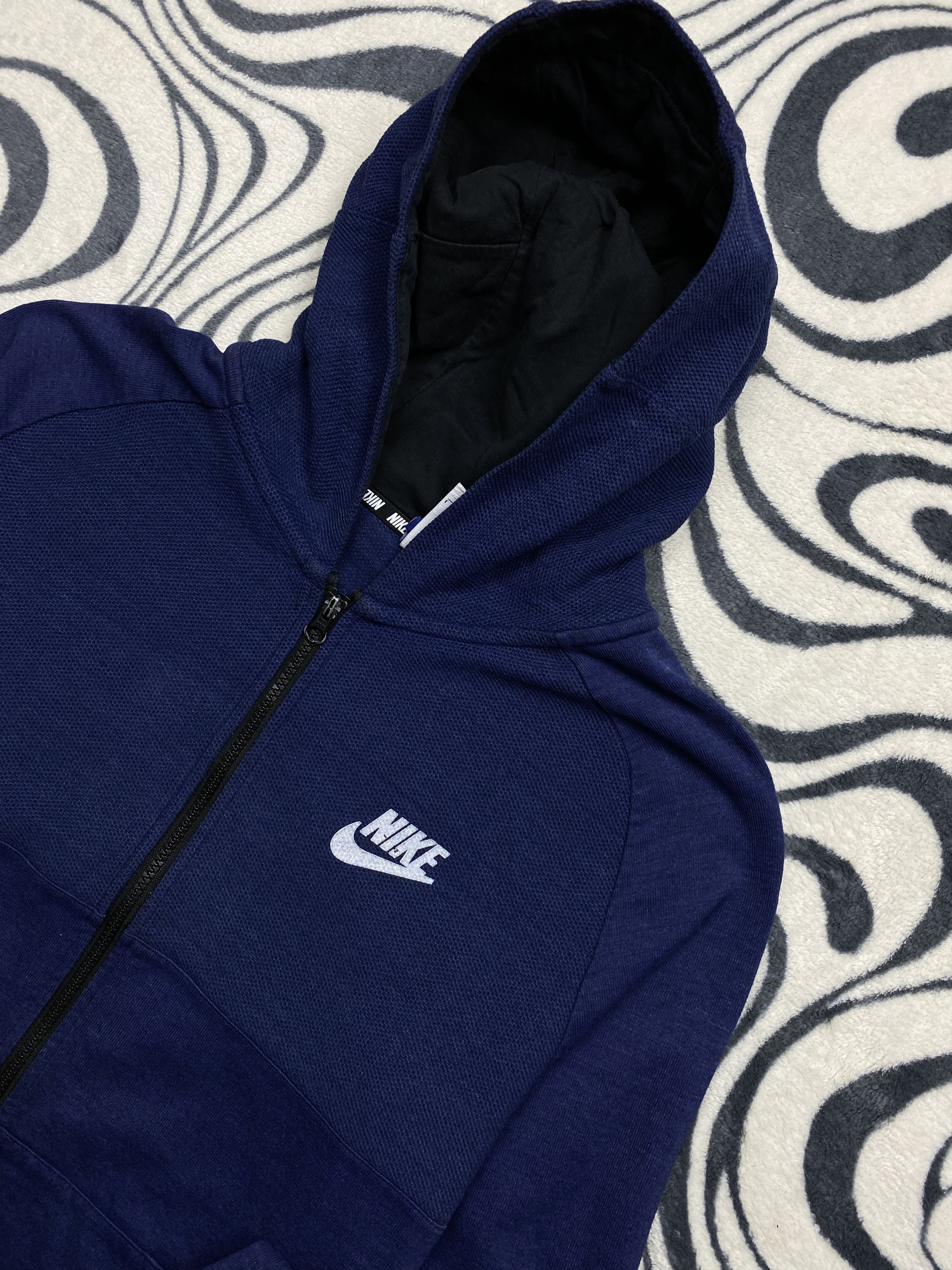 Nike Nike Vintage Mens Zip Hoodie Y2K Size US L / EU 52-54 / 3 - 2 Thumbnail