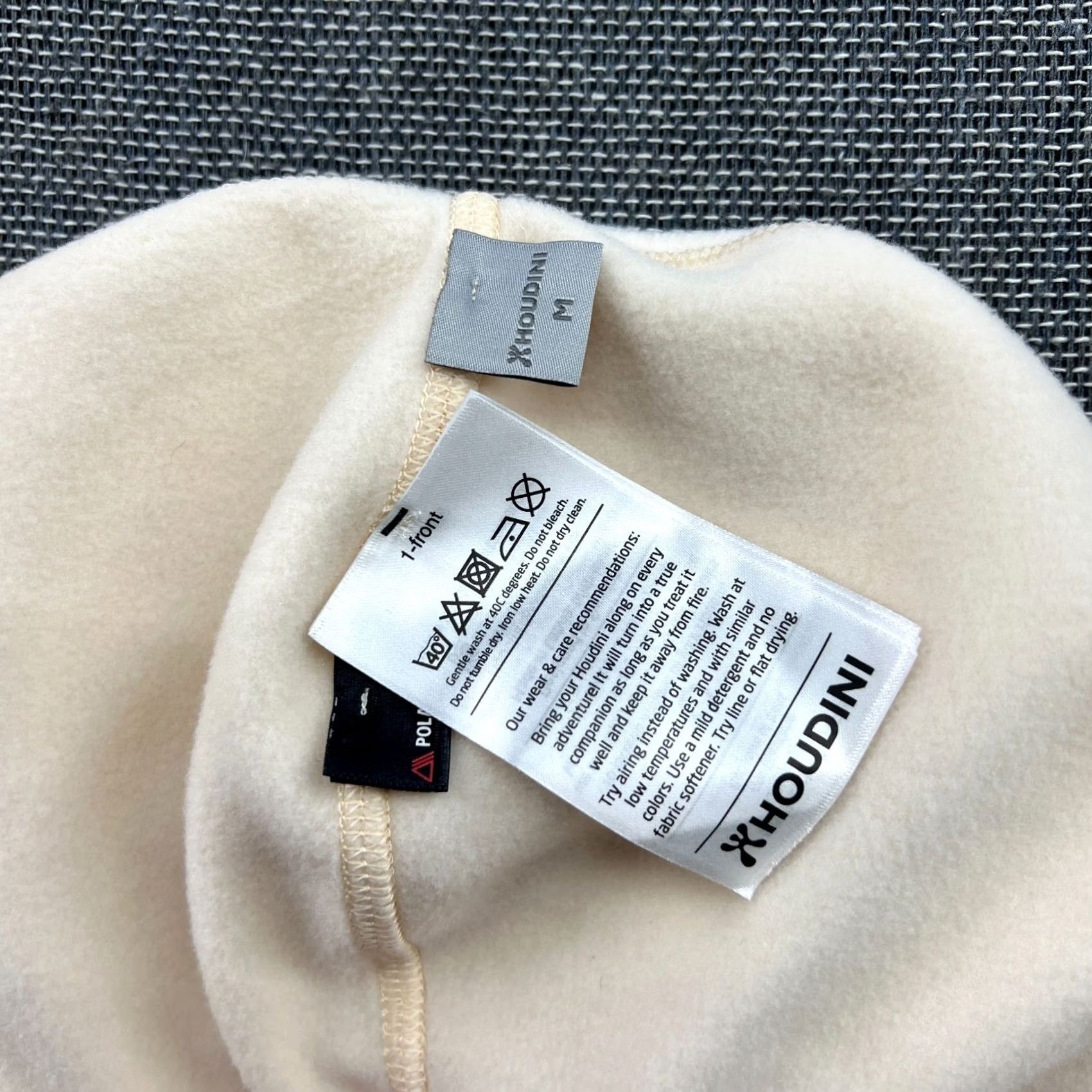 Houdini HOUDINI Beanie Hat Size M Polartec Creamy White Lightweight Thermal Insulated Unisex Adults Winter Knit Lined Size ONE SIZE - 6 Thumbnail