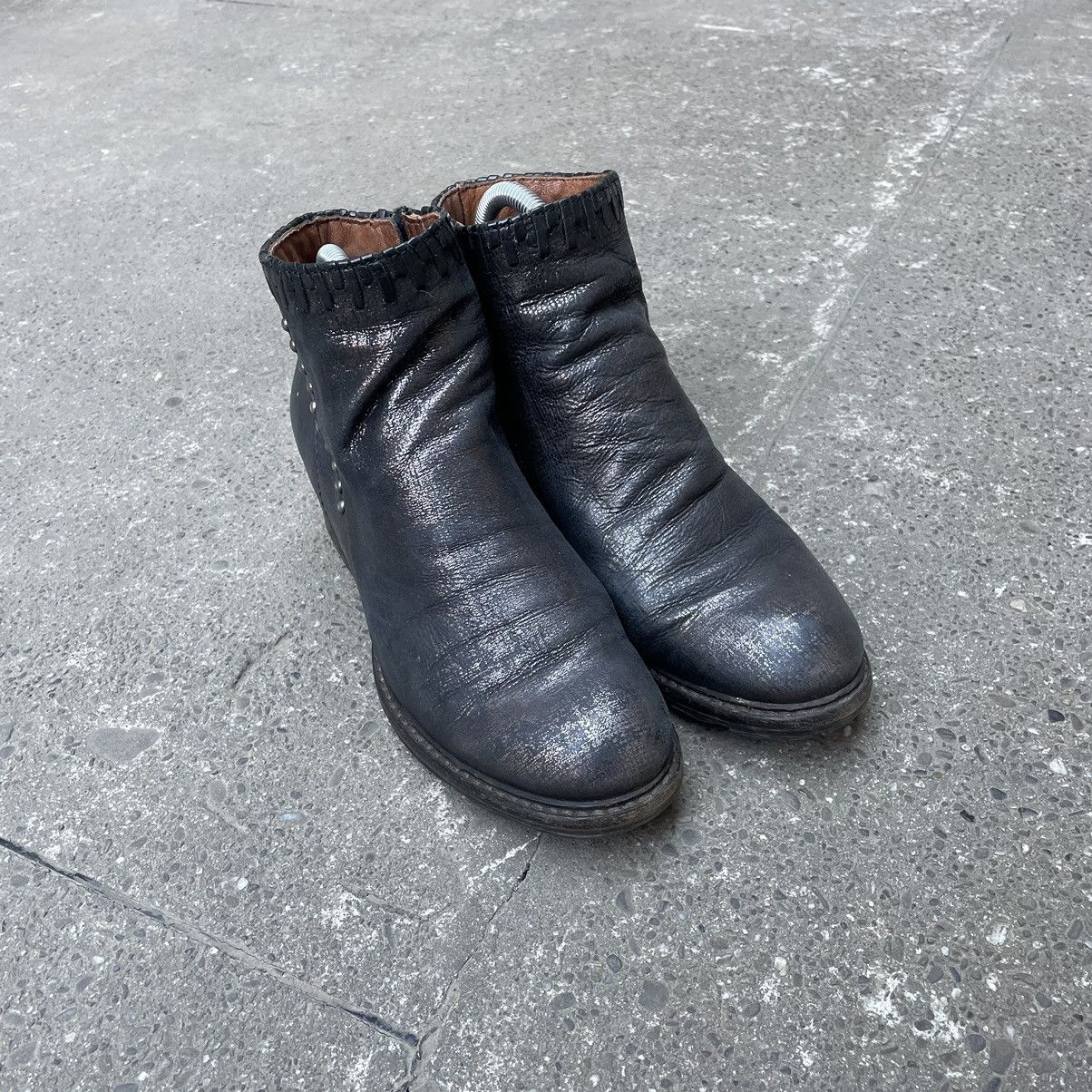 A.S.98 Vintage A.S 98 Biker Leather Ankle Boots Size US 8 / IT 38 - 6 Thumbnail