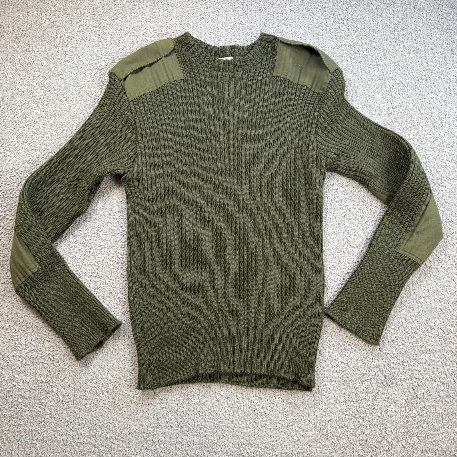 Other Vintage USMC Military Commando Wool Sweater England Green Size US M / EU 48-50 / 2 - 1 Thumbnail