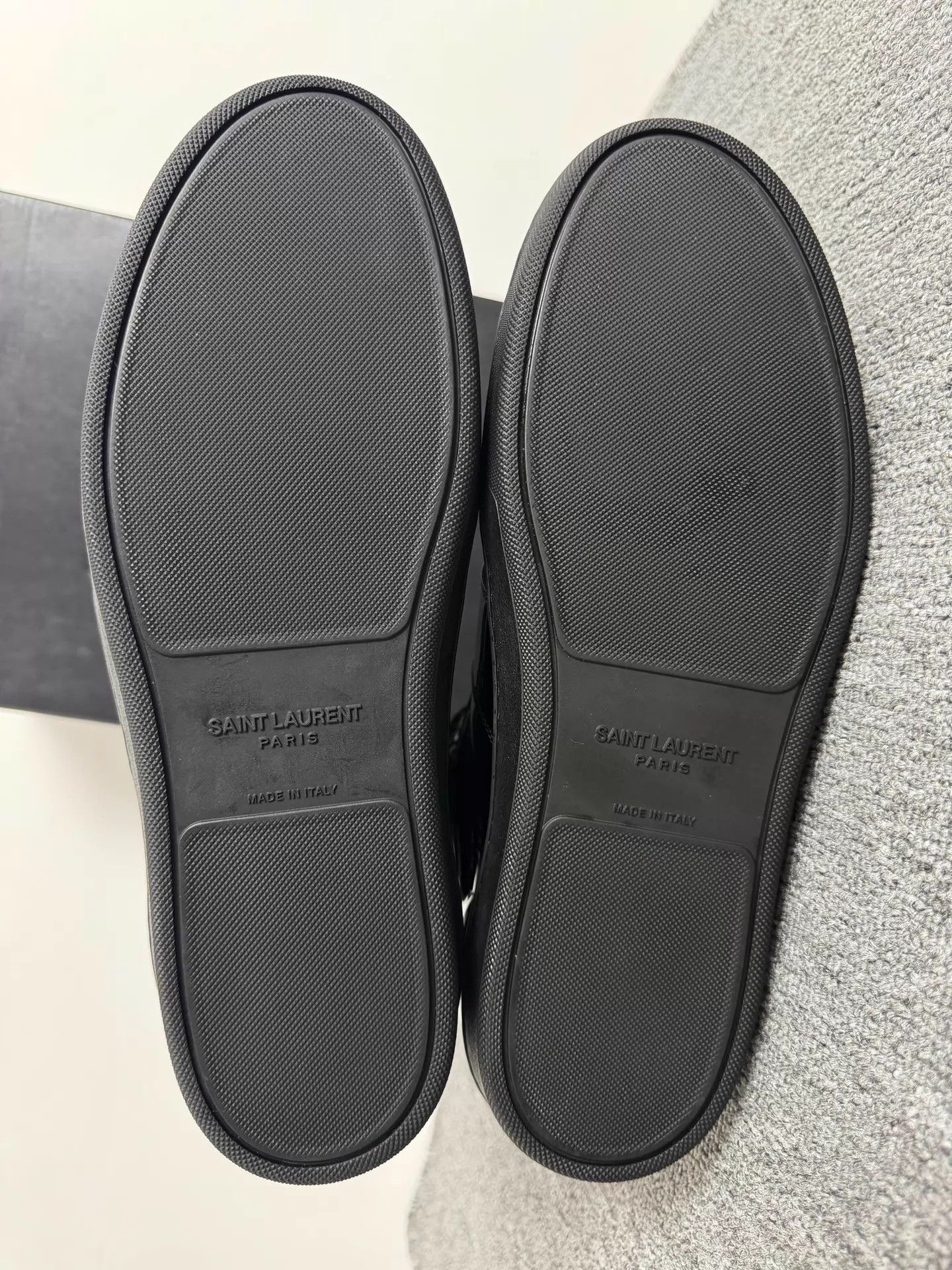 Yves Saint Laurent YSL SLP16SS blk Patent/Matte Leather HighTop Sneaker 43 Size US 10 / EU 43 - 6 Thumbnail
