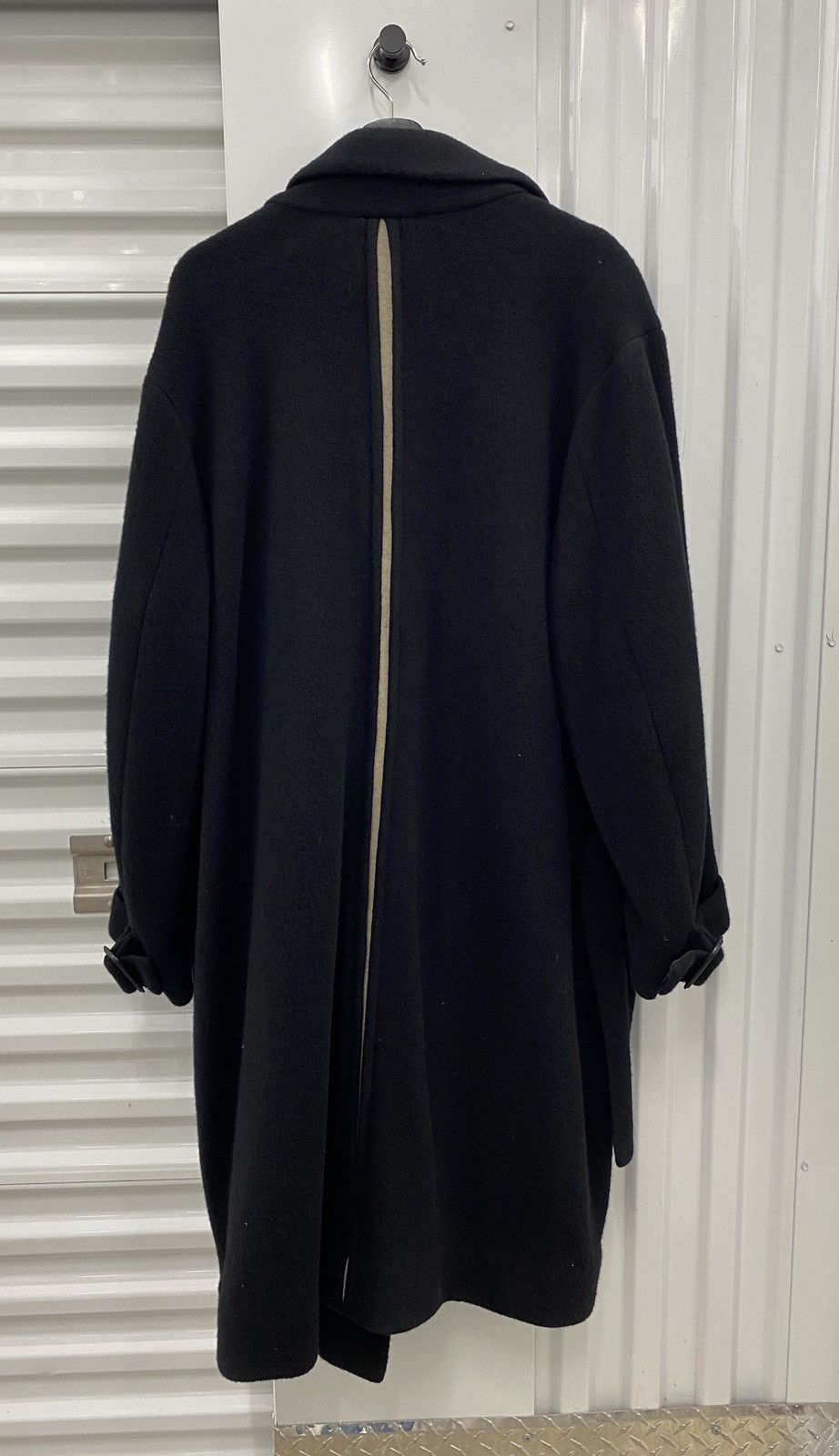 Kazuyuki Kumagai Attachment Kazuyuki Kumagai Milled Wool Belted Coat Size US L / EU 52-54 / 3 - 2 Thumbnail