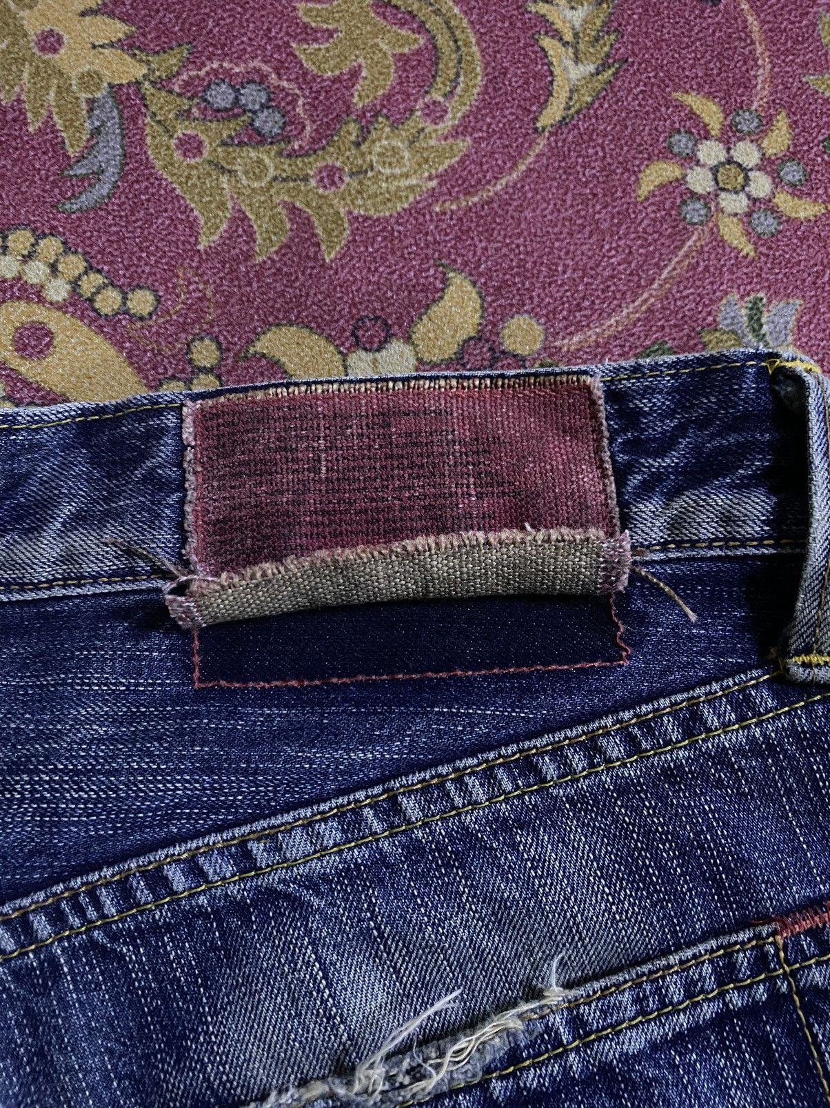Edwin Vintage Edwin Distressed Denim Size US 33 - 14 Thumbnail