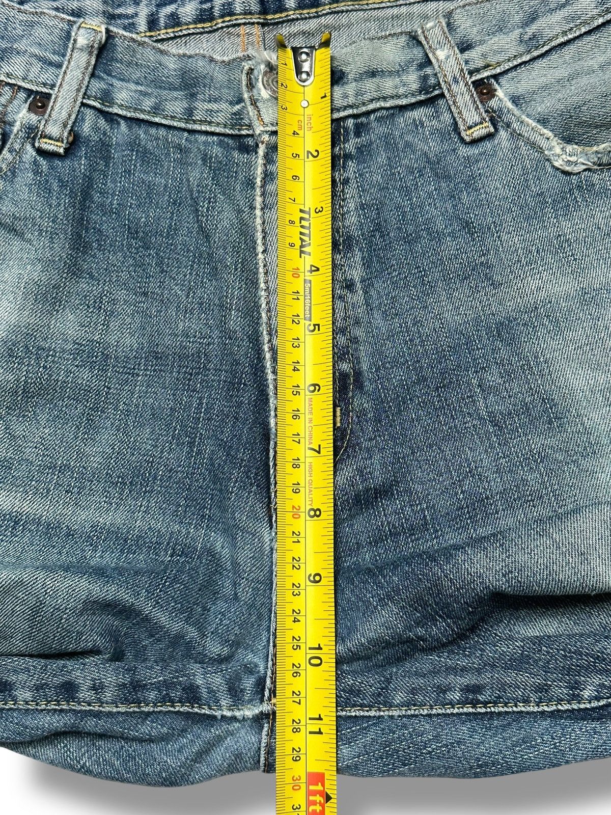 Uniqlo Uniqlo Vintage Distressed With Patches & Baggy Loose Faded Size US 33 - 16 Thumbnail