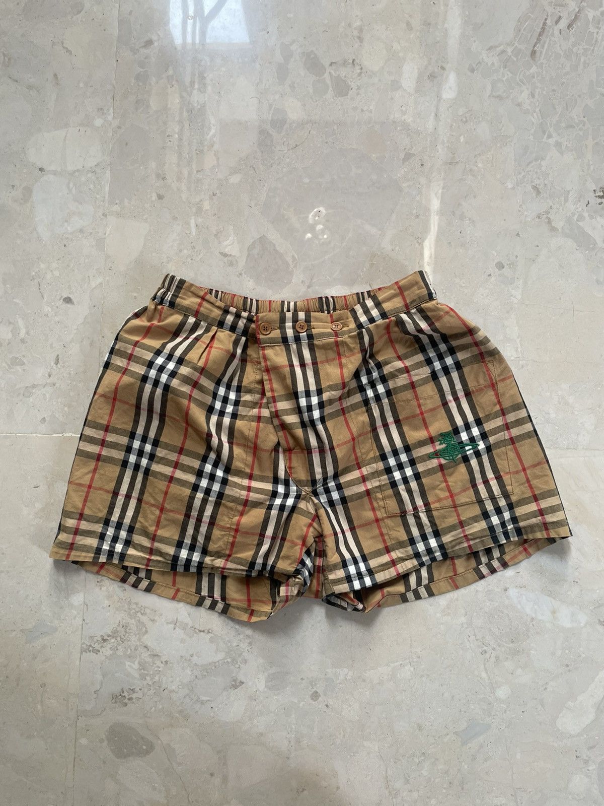 Burberry Burberry x Vivienne Westwood Summer nova check Shorts Size 24" / US 00 / IT 34 - 1 Thumbnail