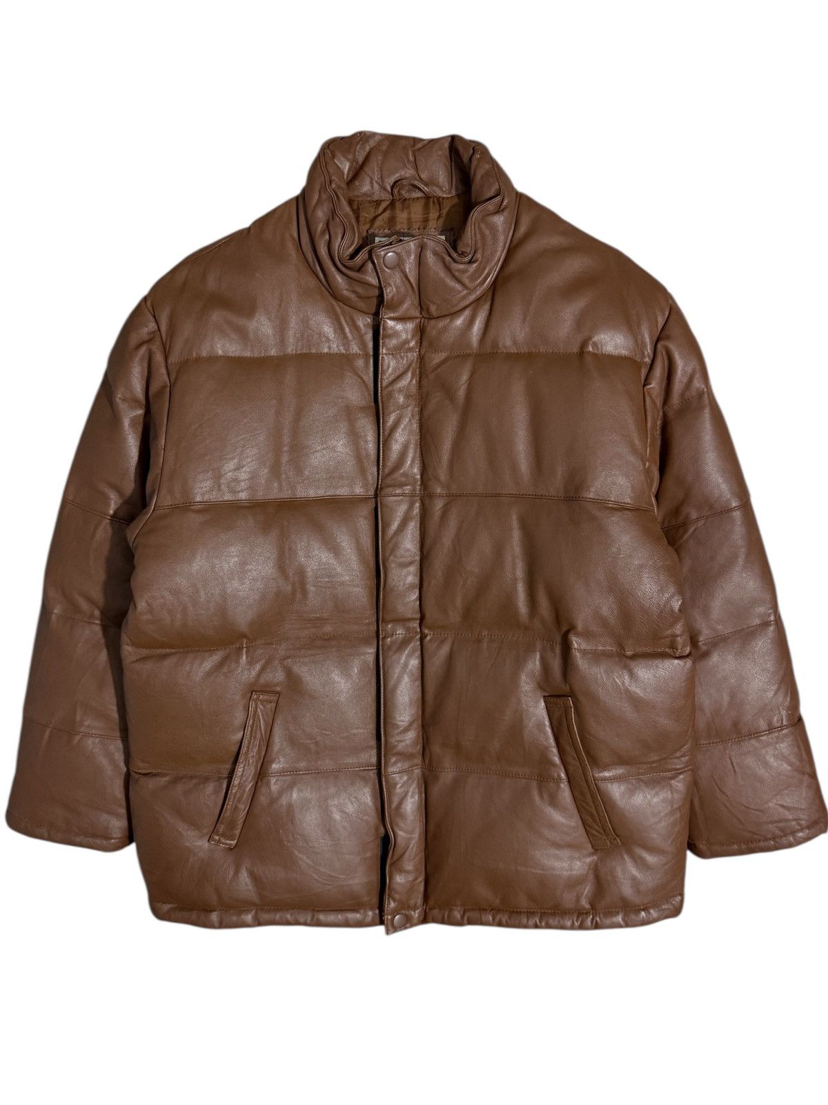 Avirex Avirex usa leather puffer goose down jacket Size US M / EU 48-50 / 2 - 1 Thumbnail