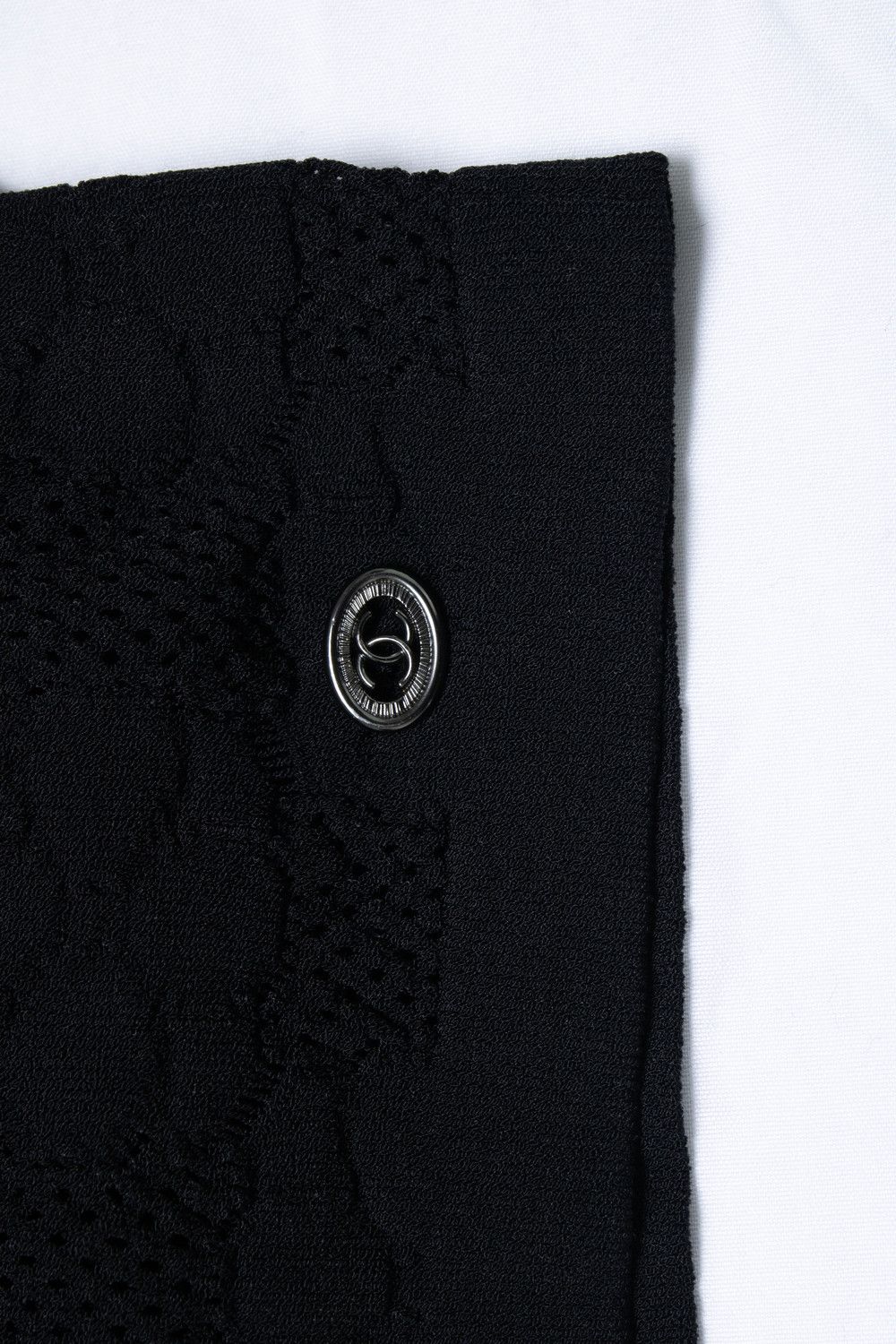 Chanel Chanel, black crochet knitted top Size XS / US 0-2 / IT 36-38 - 5 Thumbnail