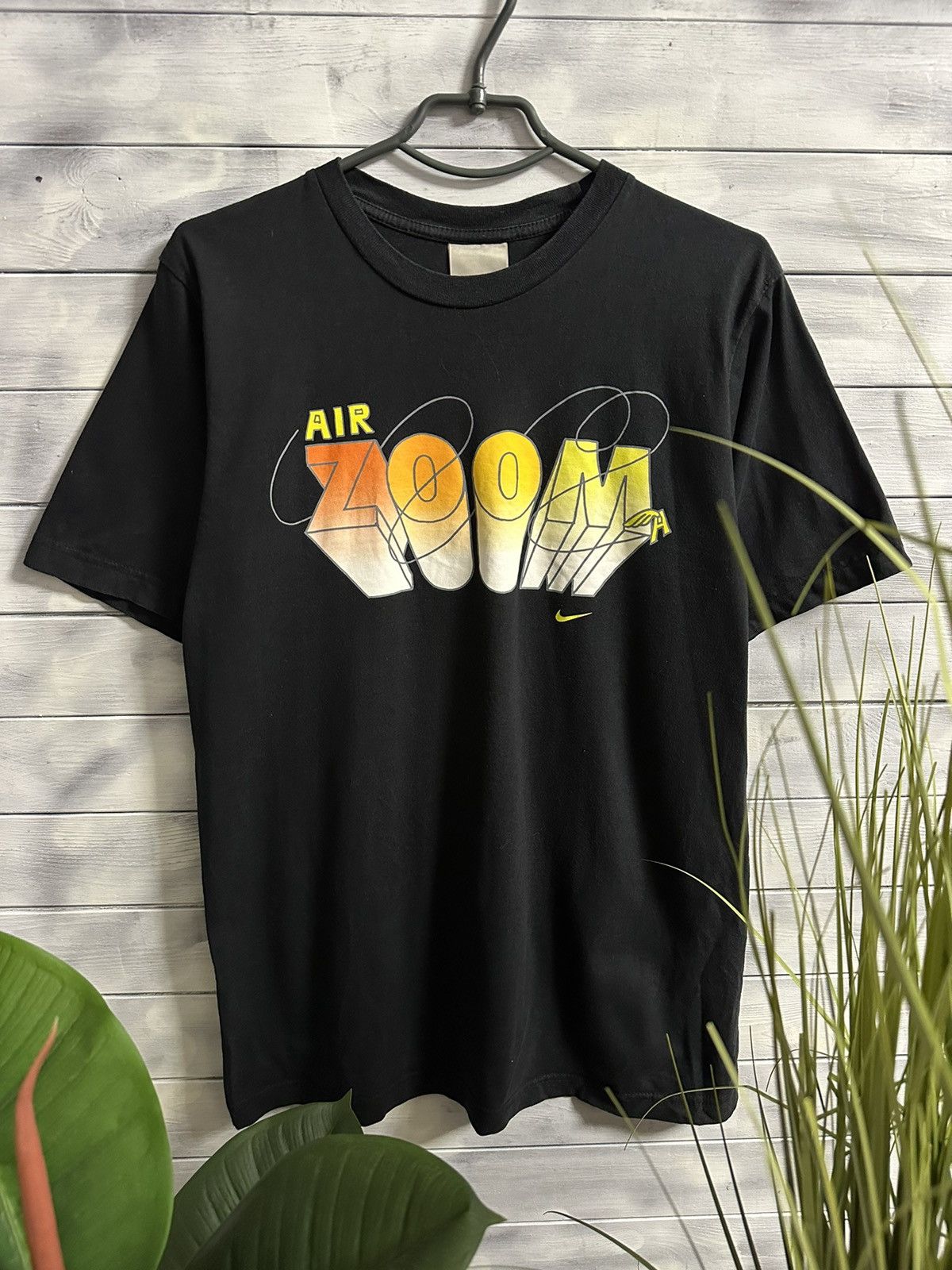 Nike Streetwear Vintage Rare Vintage T Shirt Nike Air Zoom Small Swoosh Drill Y2K Grailed