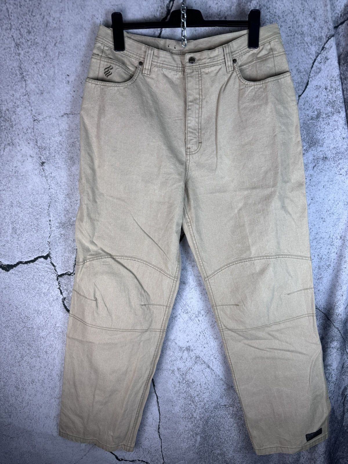 Sean John Crazy Vintage Y2K Rocawear embroidered baggy jeans Size US 36 / EU 52 - 2 Thumbnail