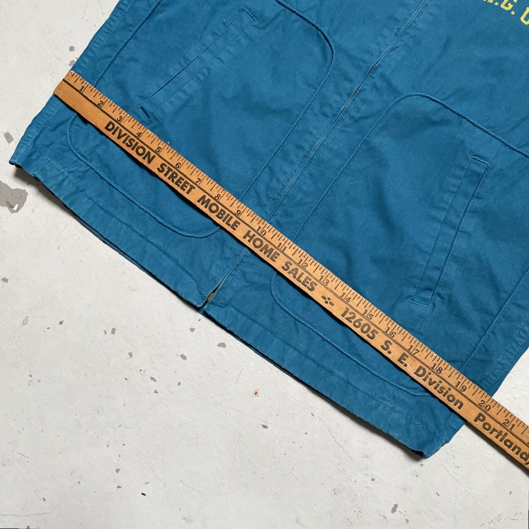 Hysteric Glamour Hysteric Glamour University Girl Cotton College OverDyed Japan Work Jacket M Blue Bomber Jacket Unisex Adults XS? Size US M / EU 48-50 / 2 - 4 Thumbnail