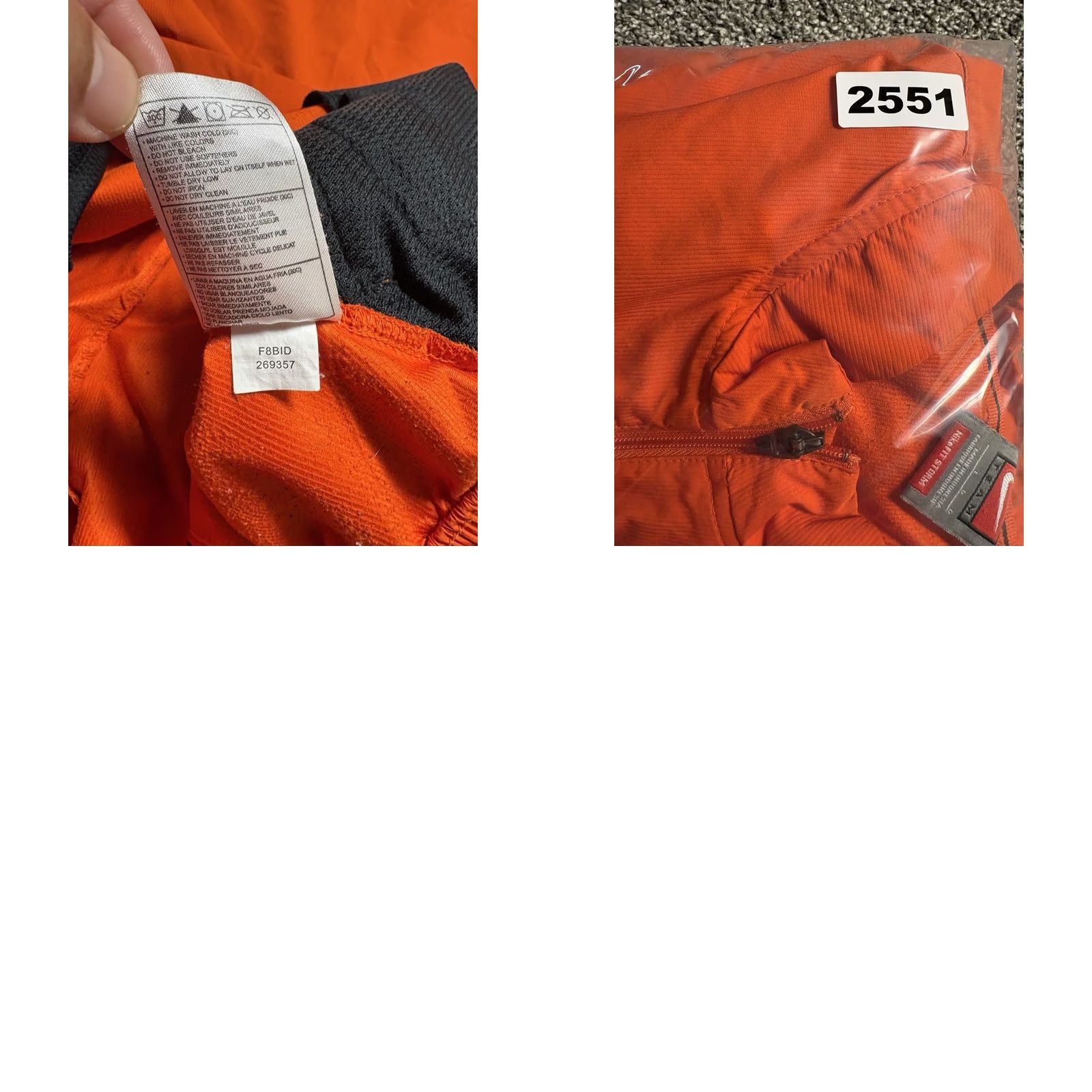 Nike Nike OSU Jacket Mens L Oklahoma Cowboys 1/4 Zip Windbreaker Team Fit Storm Track Jacket Size US L / EU 52-54 / 3 - 9 Thumbnail