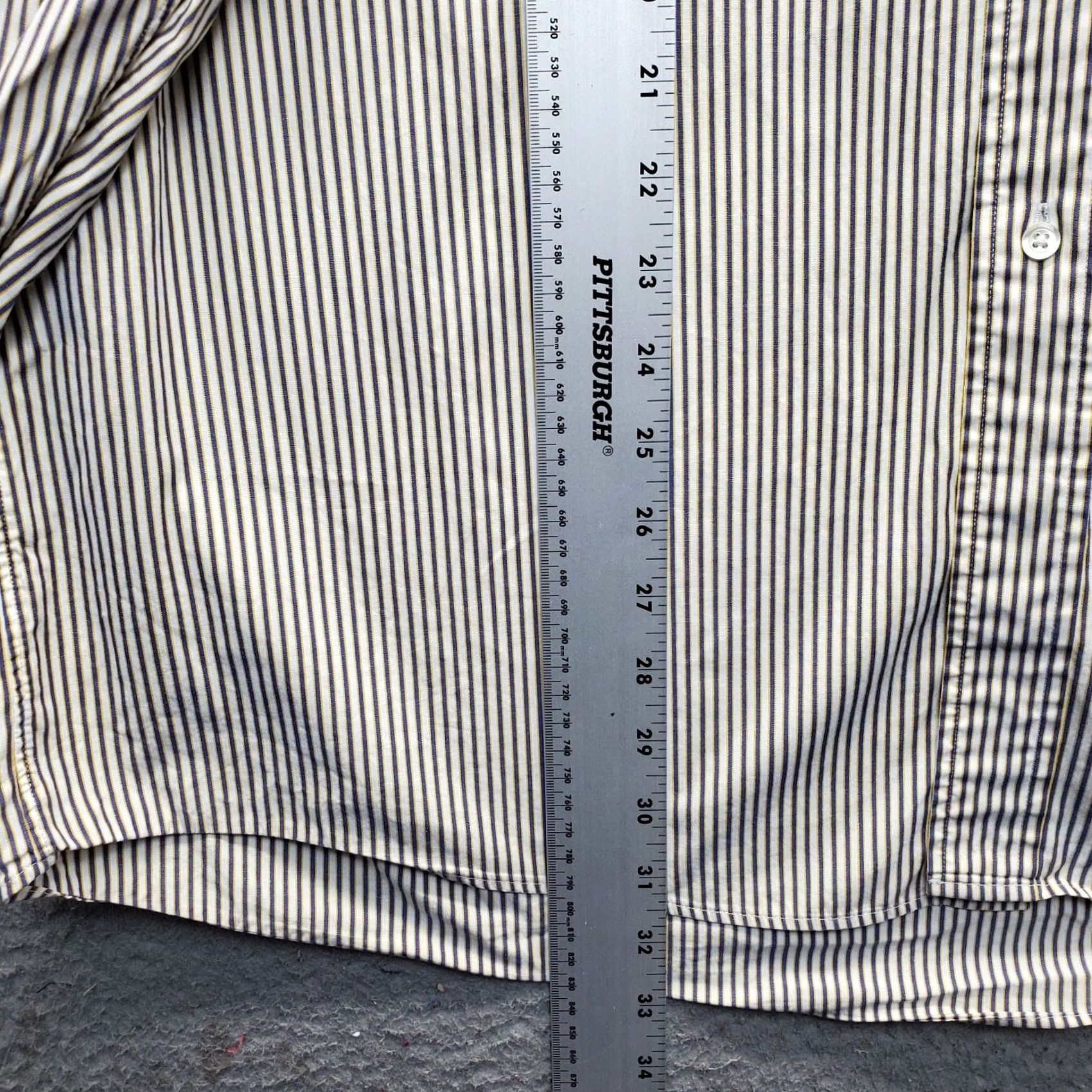 Brooks Brothers Brooks Brothers Dress Shirt Mens 17 Multicolor Striped Long Sleeve Collar Button Down Size 46R - 3 Thumbnail