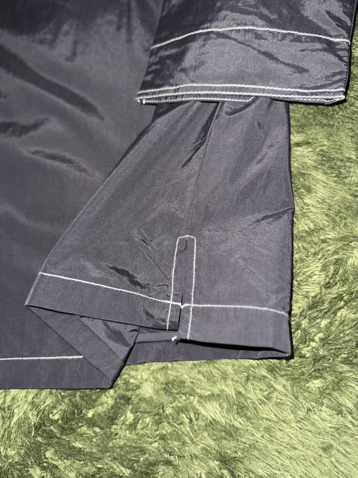 Stussy [XL] stussy stitched detail nylon hood anorak jacket black Size US XL / EU 56 / 4 - 12 Thumbnail
