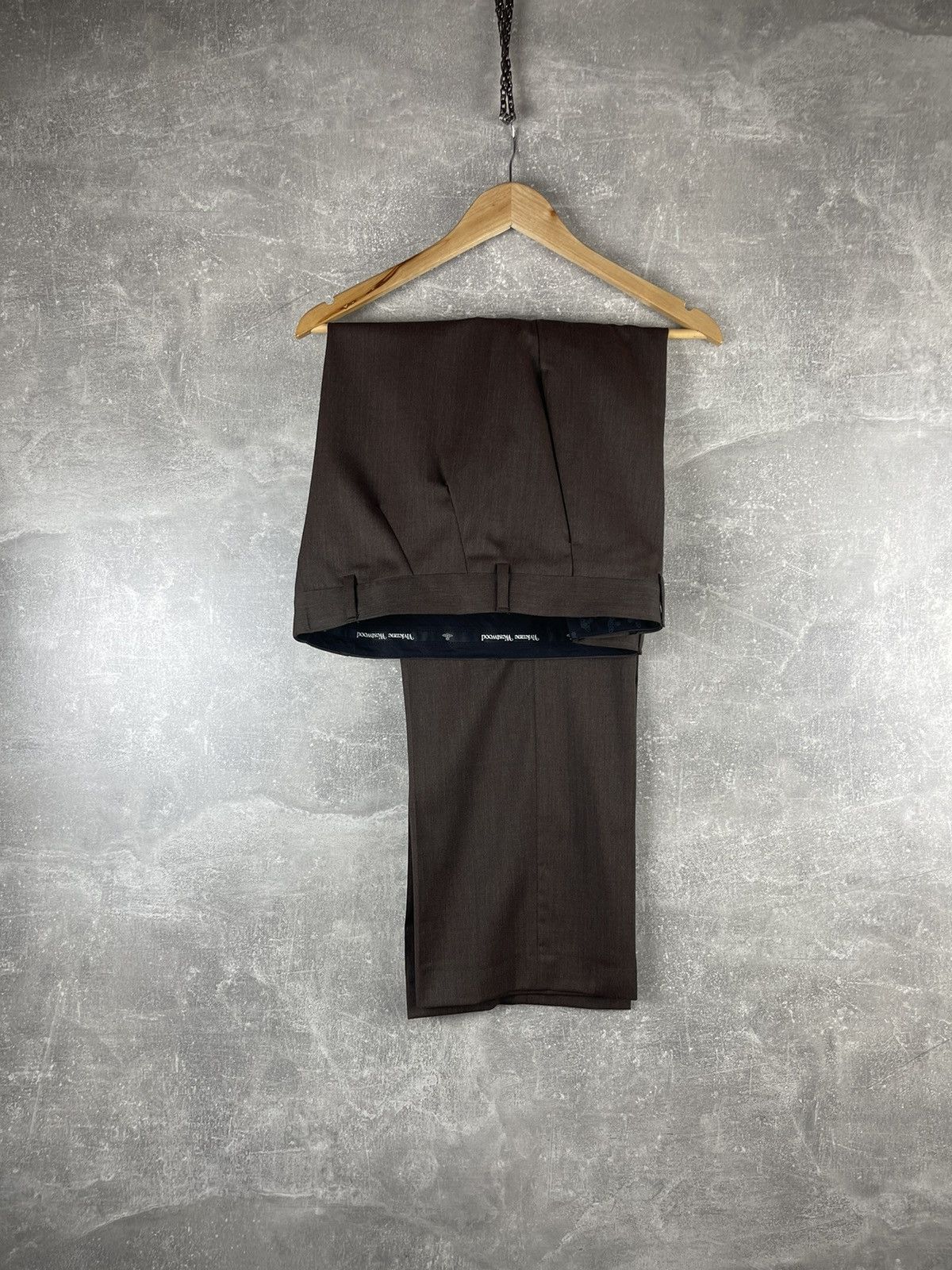 Vivienne Westwood Vivienne Westwood RAF Archive Wool Suit Brown Serge Wool Size 50R - 10 Thumbnail