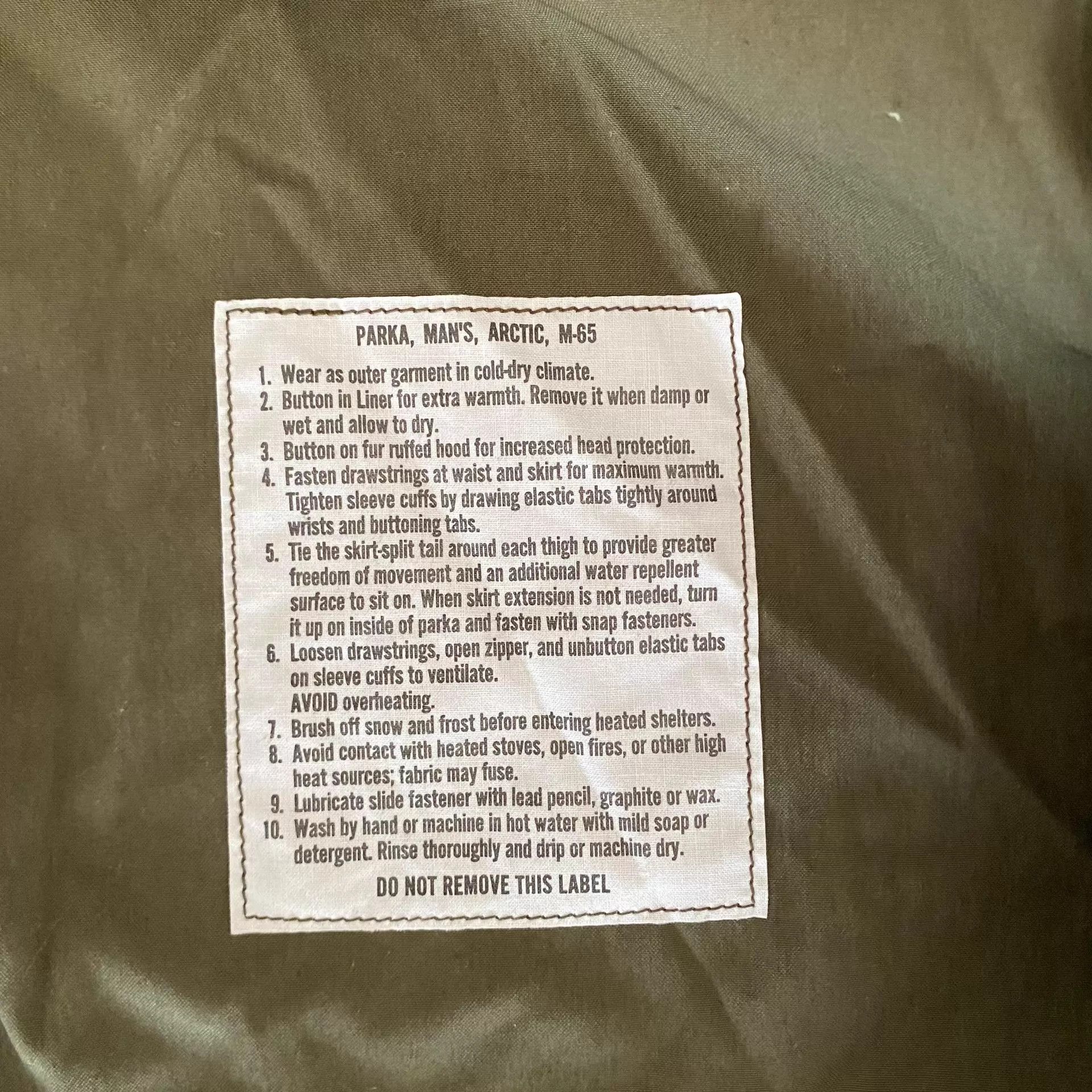 The Real McCoy's Real McCoy's M65 Parka Wool-Lined Pockets XL New Size US XL / EU 56 / 4 - 8 Thumbnail