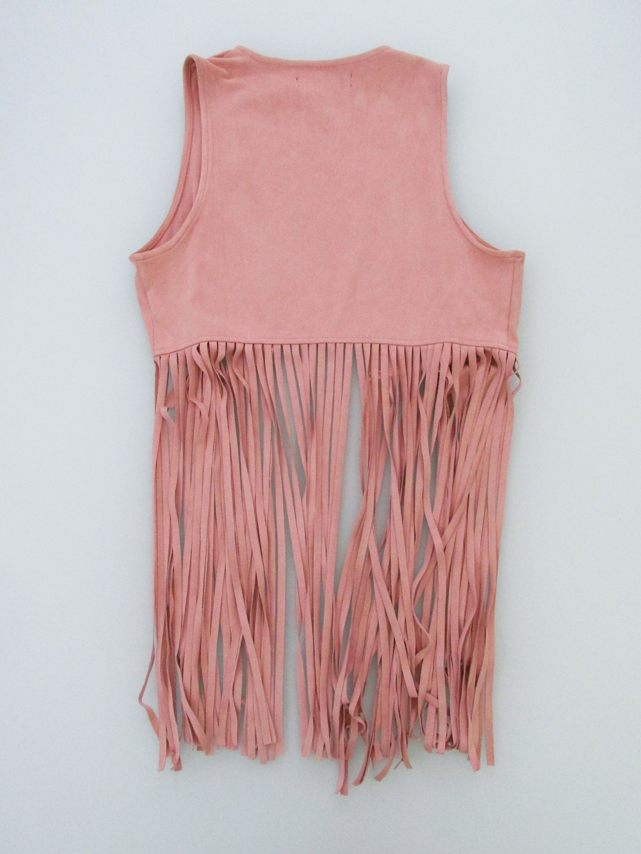 Forever 21 Forever 21 (NWOT) Faux Suede Fringed Vest Size Small Size S / US 4 / IT 40 - 5 Thumbnail