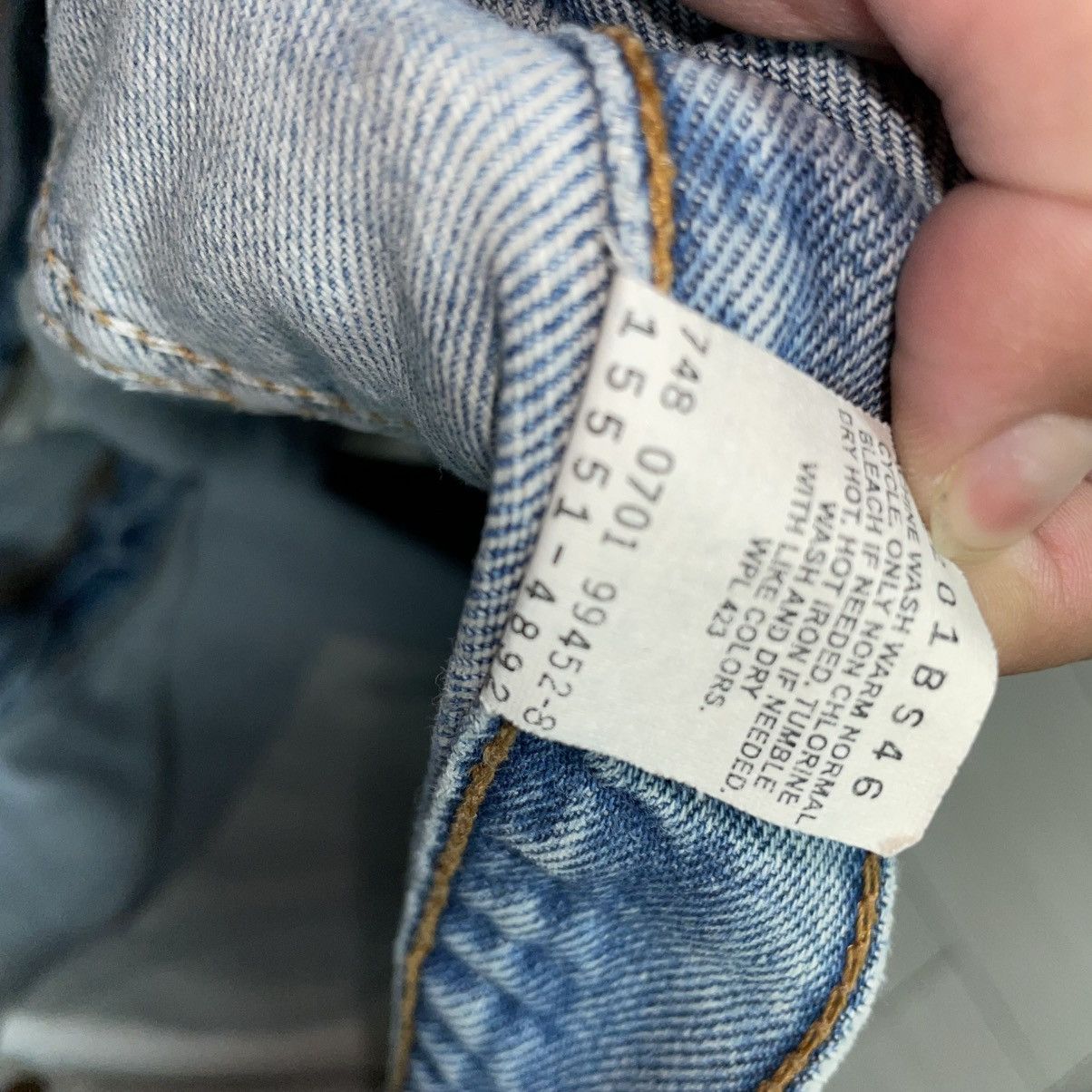Levi's Levi’s 550 Vintage Denim Size 34" / US 12 / IT 48 - 4 Thumbnail