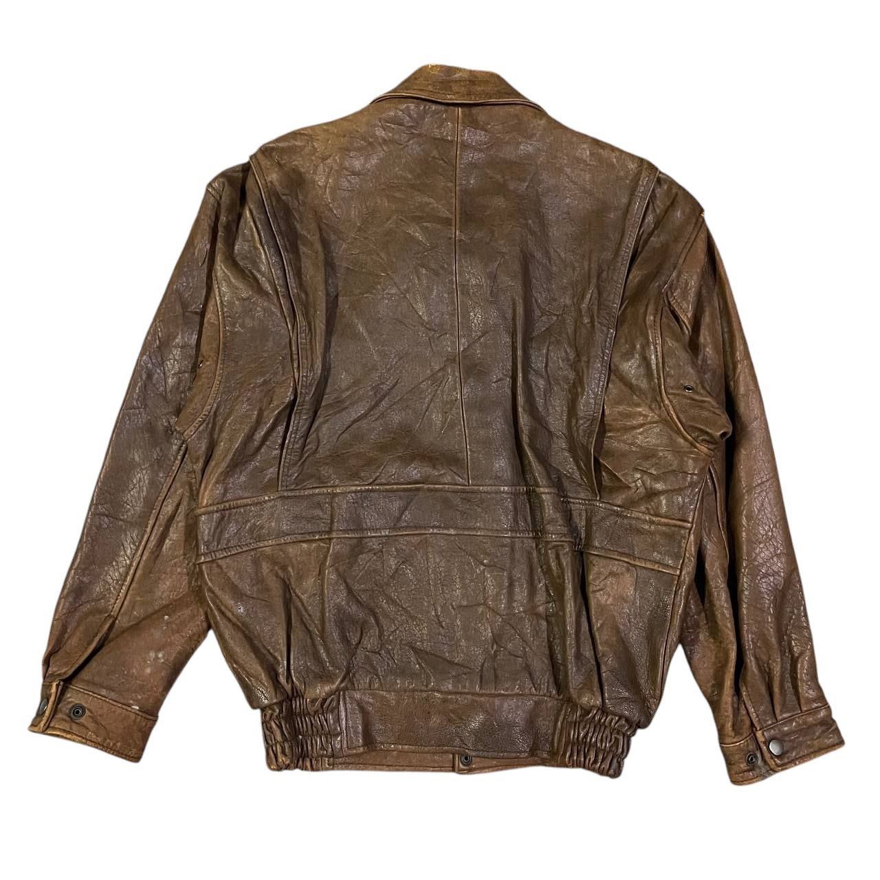 Leather Vintage Leather Bomber Jacket Size US M / EU 48-50 / 2 - 14 Thumbnail