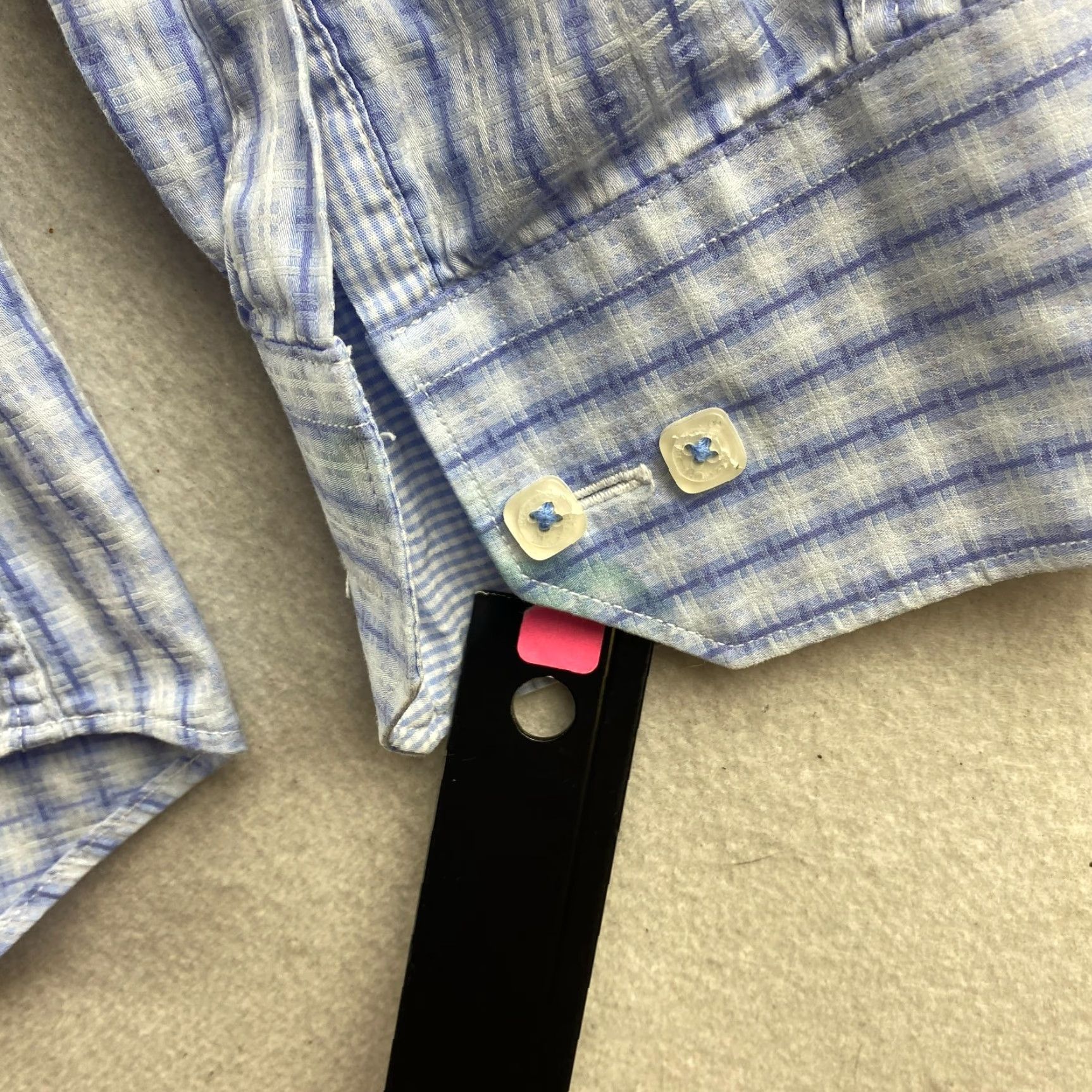 BUGATCHI Bugatchi Button-Up Shirt Mens XL Multicolor Check Shaped Fit Long Sleeve Collar Size US XL / EU 56 / 4 - 6 Thumbnail