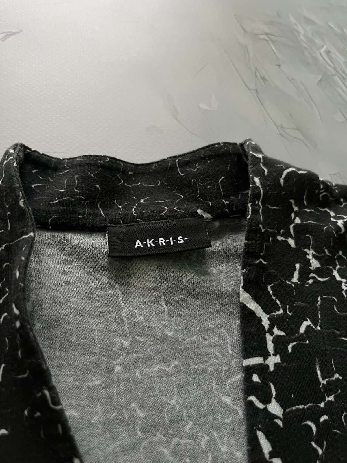 Akris A-K-R-I-S Luxury Short Sleeve T-Shirts Black V-Neck Size S / US 4 / IT 40 - 4 Thumbnail