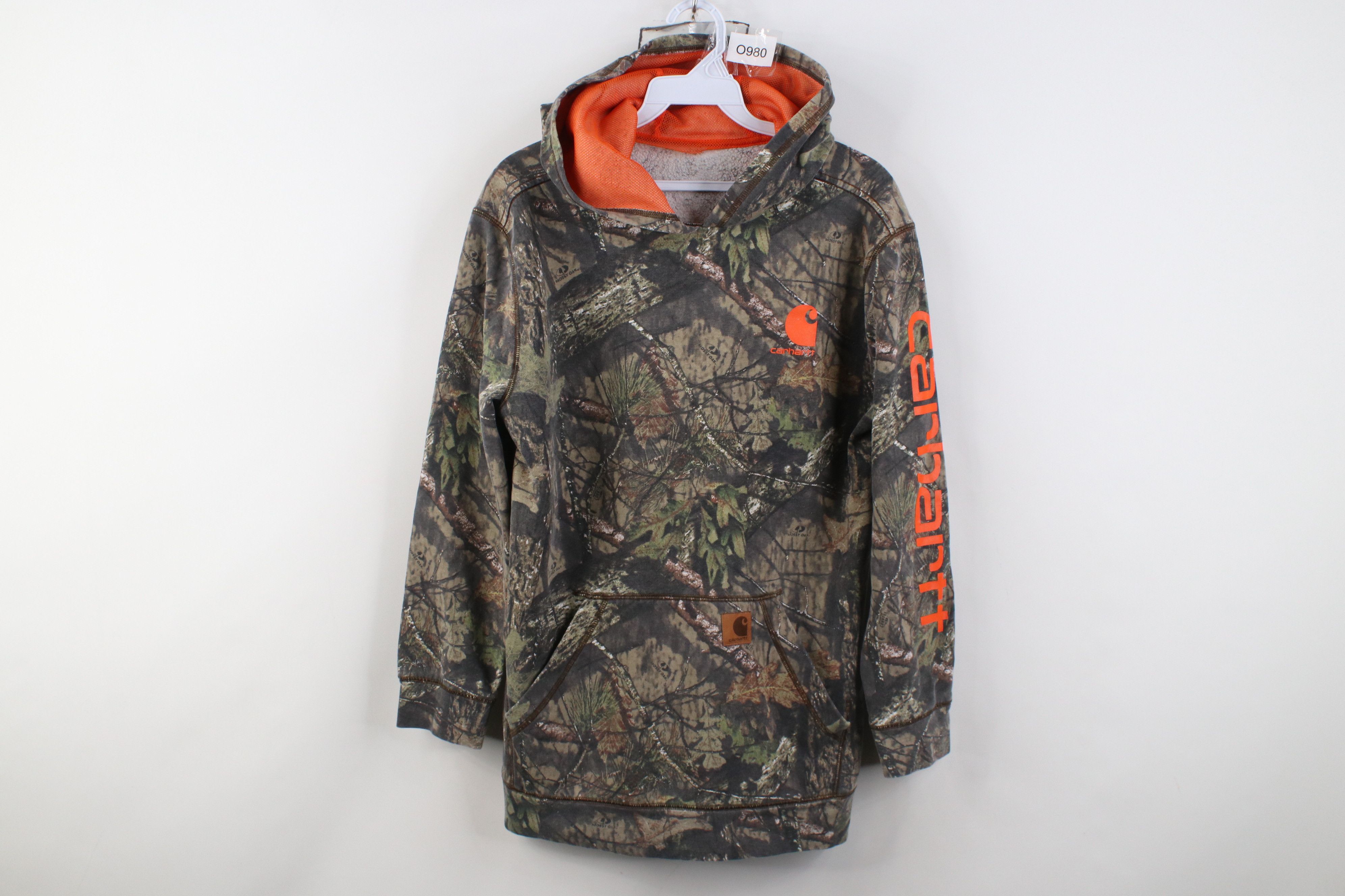 Carhartt Vintage 90s Y2K Carhartt Mossy Oak Hoodie Sweatshirt Size S / US 4 / IT 40 - 1 Thumbnail