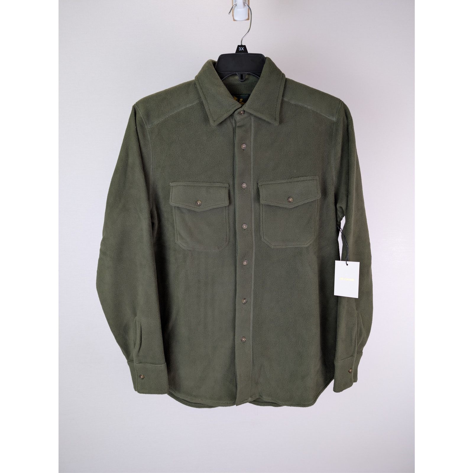 Aime Leon Dore o1rshd1 Fleece Shirt Button up shirt in Green Deep Depths Size US S / EU 44-46 / 1 - 2 Thumbnail