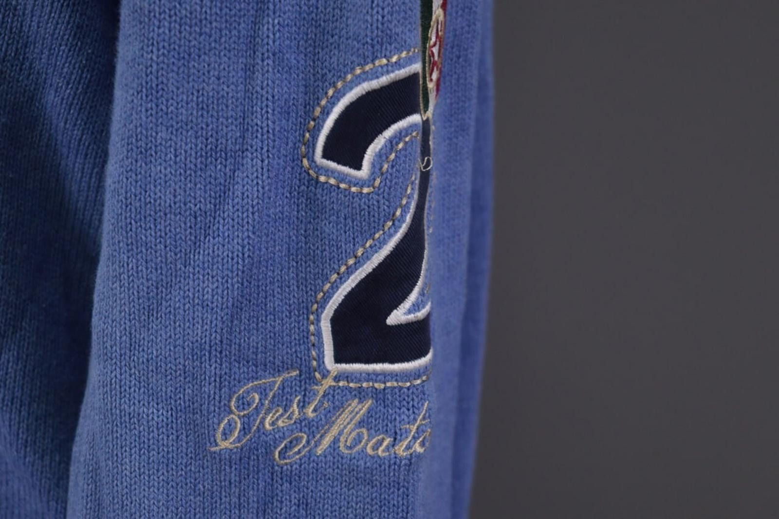 La Martina La Martina Buenos Aires Blue Knit Sweater Size 2XL / XXL Size US XXL / EU 58 / 5 - 9 Thumbnail