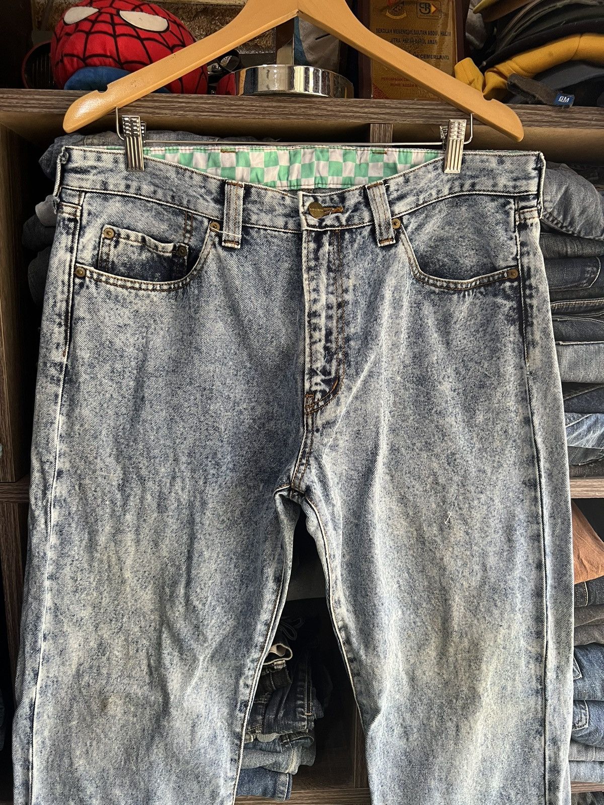 PHENOMENON 🔥Rare Phenomenon Color Bleach Denim Size US 37 - 4 Thumbnail